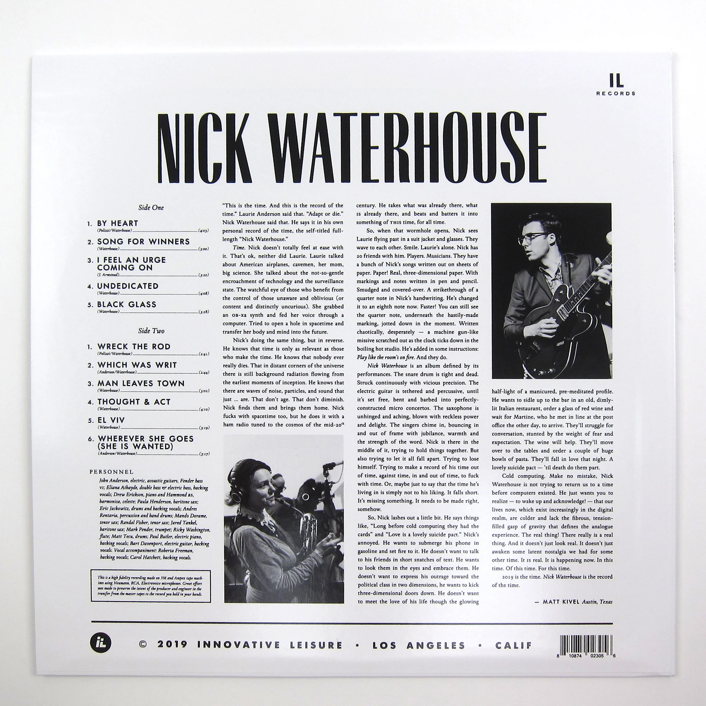 Nick Waterhouse: Nick Waterhouse Vinyl LP - Image 3