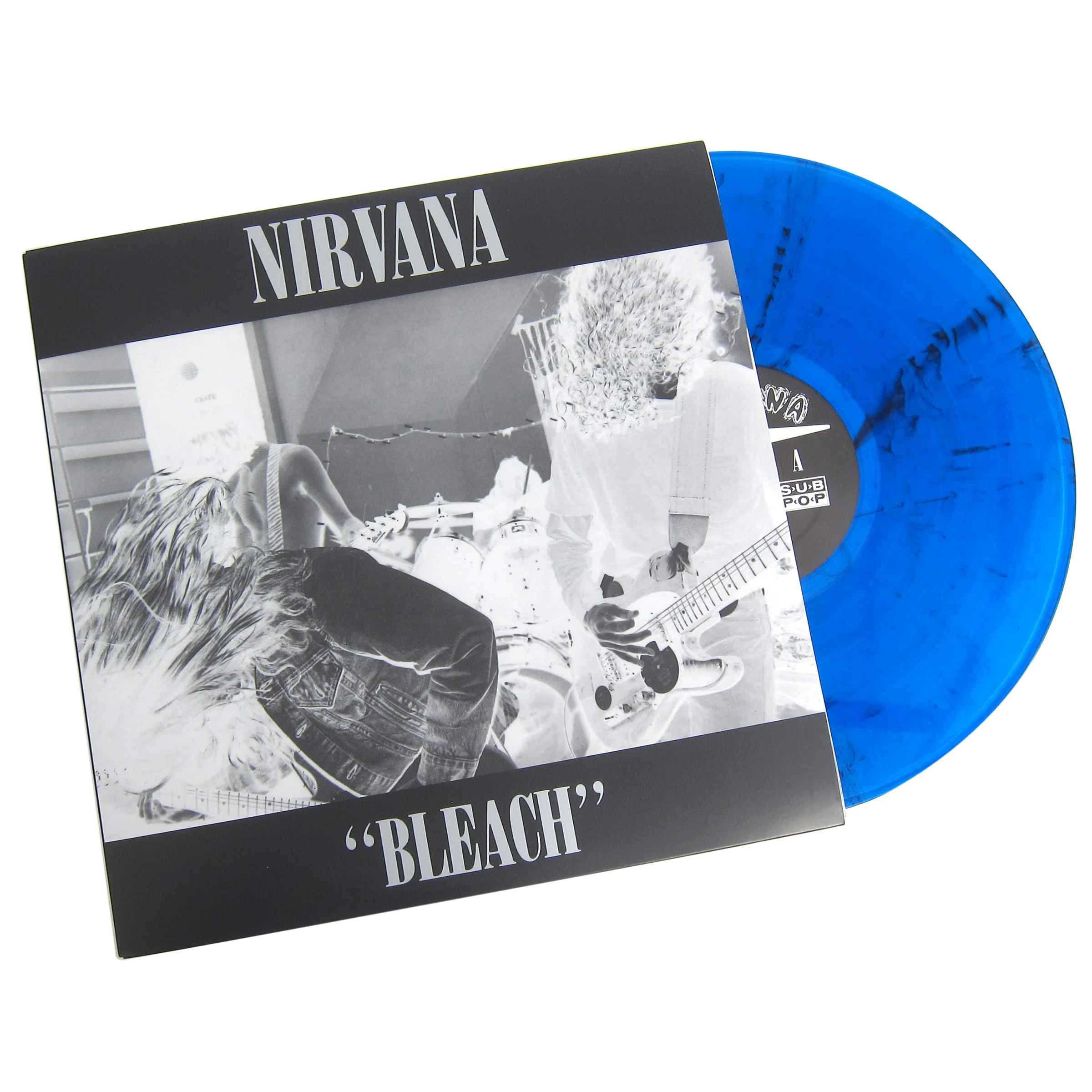 Nirvana: Bleach (Indie Exclusive Blue & Black Colored Vinyl) Vinyl LP