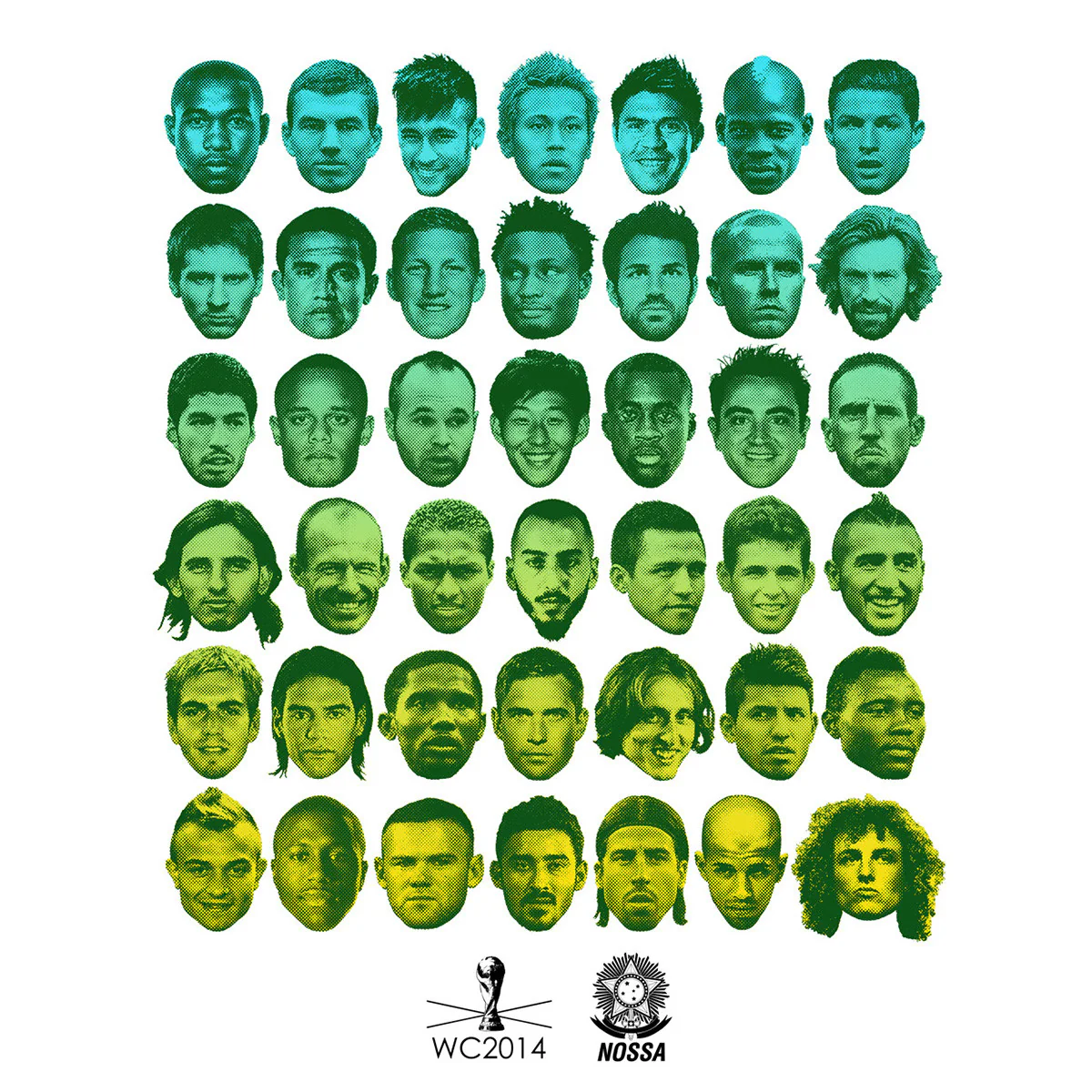 Nossa: World Cup Marauders 2014 Shirt - Yellow - Image 3