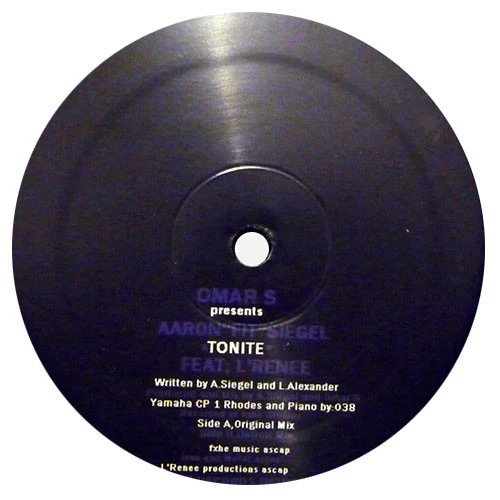 Omar-S: Tonite (Presents Aaron "FIT" Siegel) Vinyl 12"