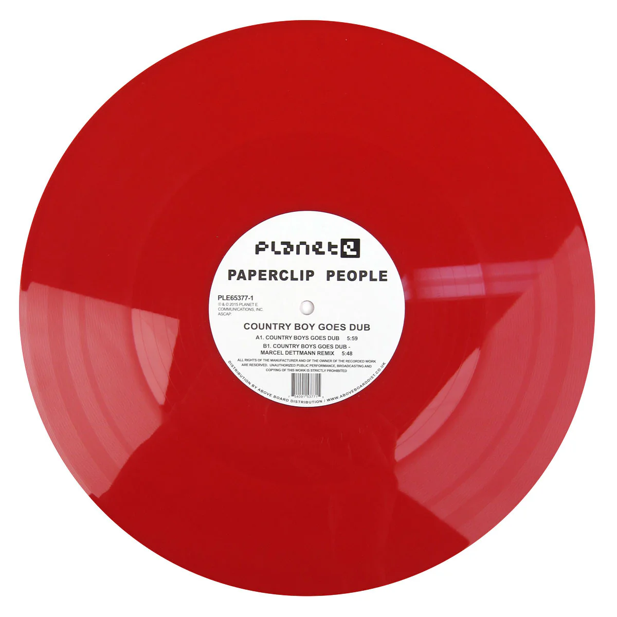 Paperclip People: Country Boy Goes Dub (Carl Craig, Colored Vinyl) Vinyl 12"