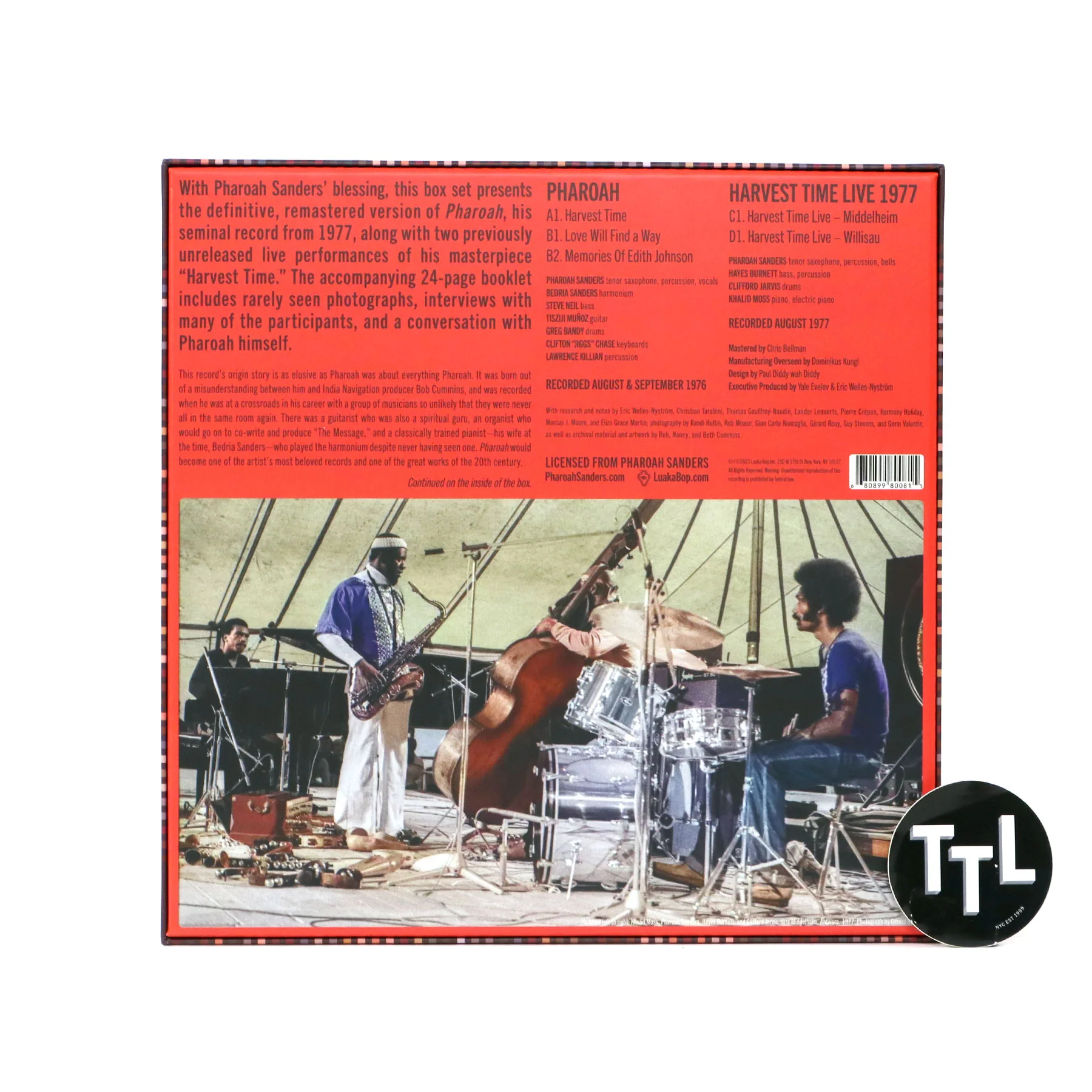 Pharoah Sanders: Pharoah - Deluxe Edition Vinyl 2LP Boxset - Image 3