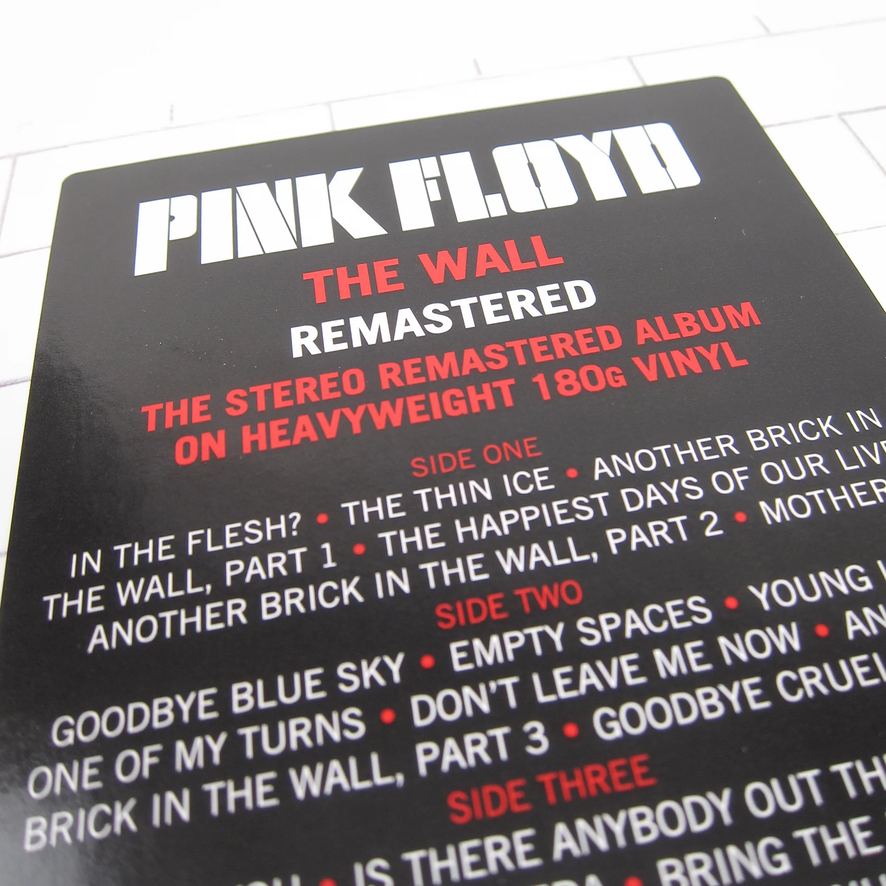 Pink Floyd: The Wall (180g) Vinyl 2LP - Image 4