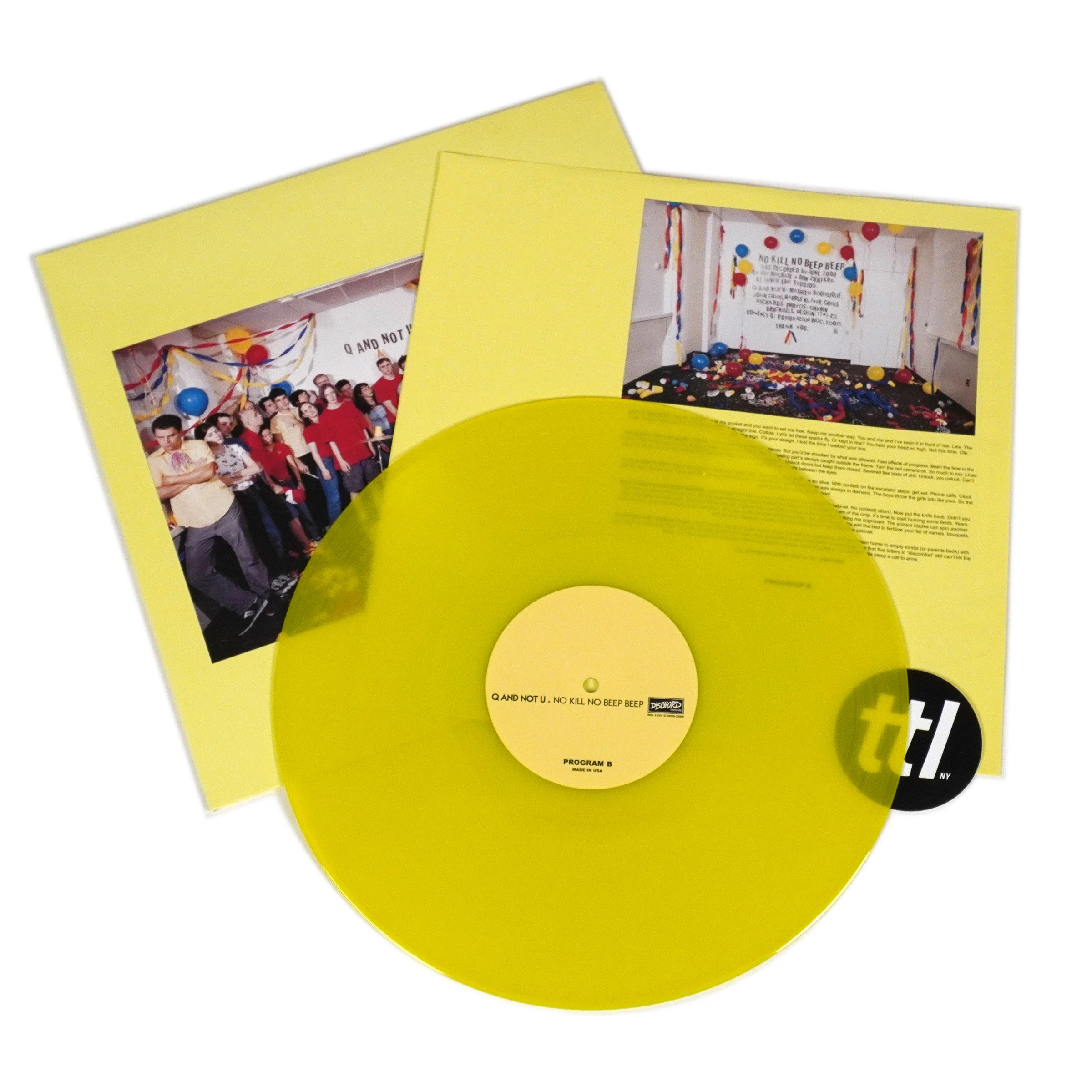 Q And Not U: No Kill No Beep Beep (Colored Vinyl) Vinyl LP - Image 2