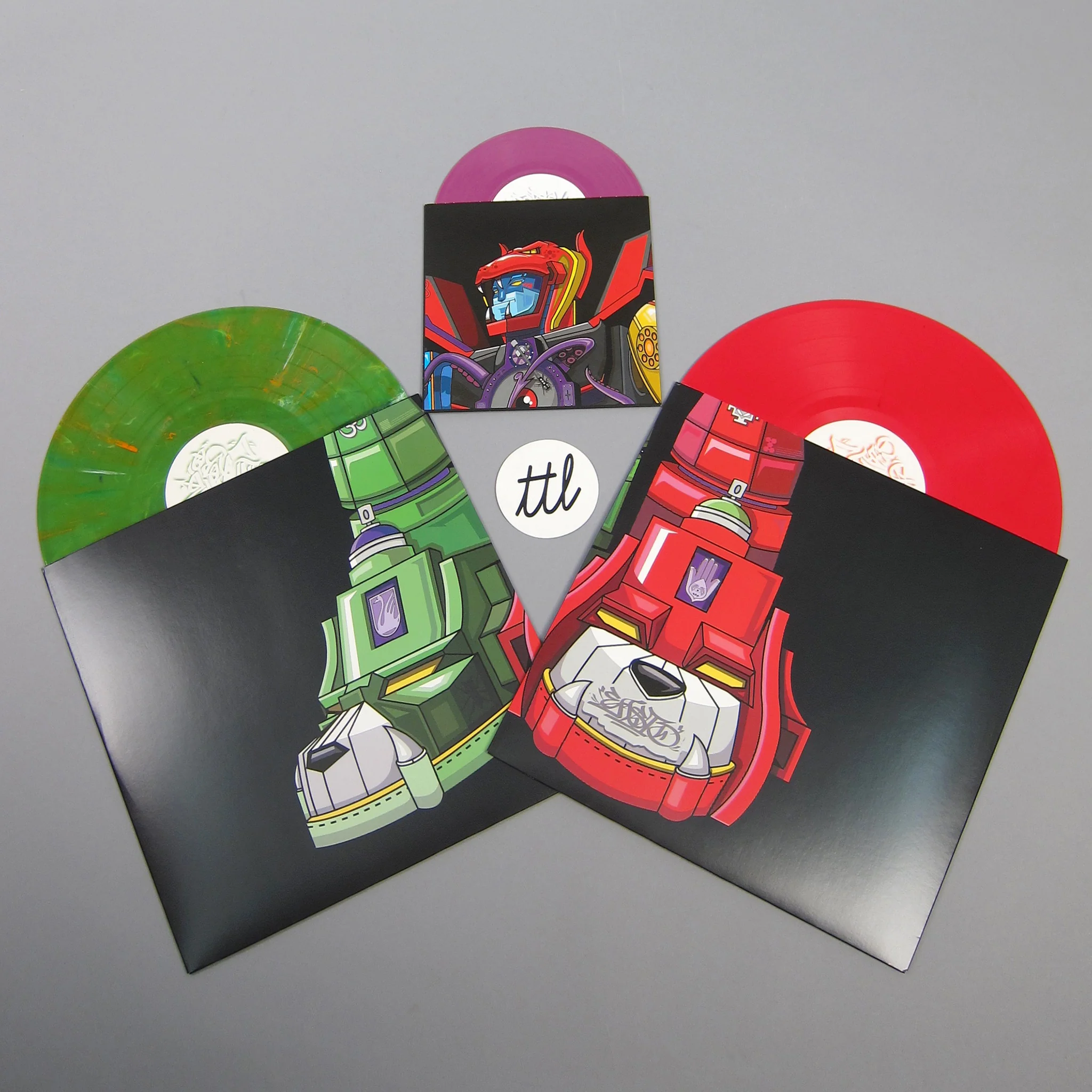 QBert: Super Seal Giant Robo V.5 (Colored Vinyl) Vinyl LP - Image 3
