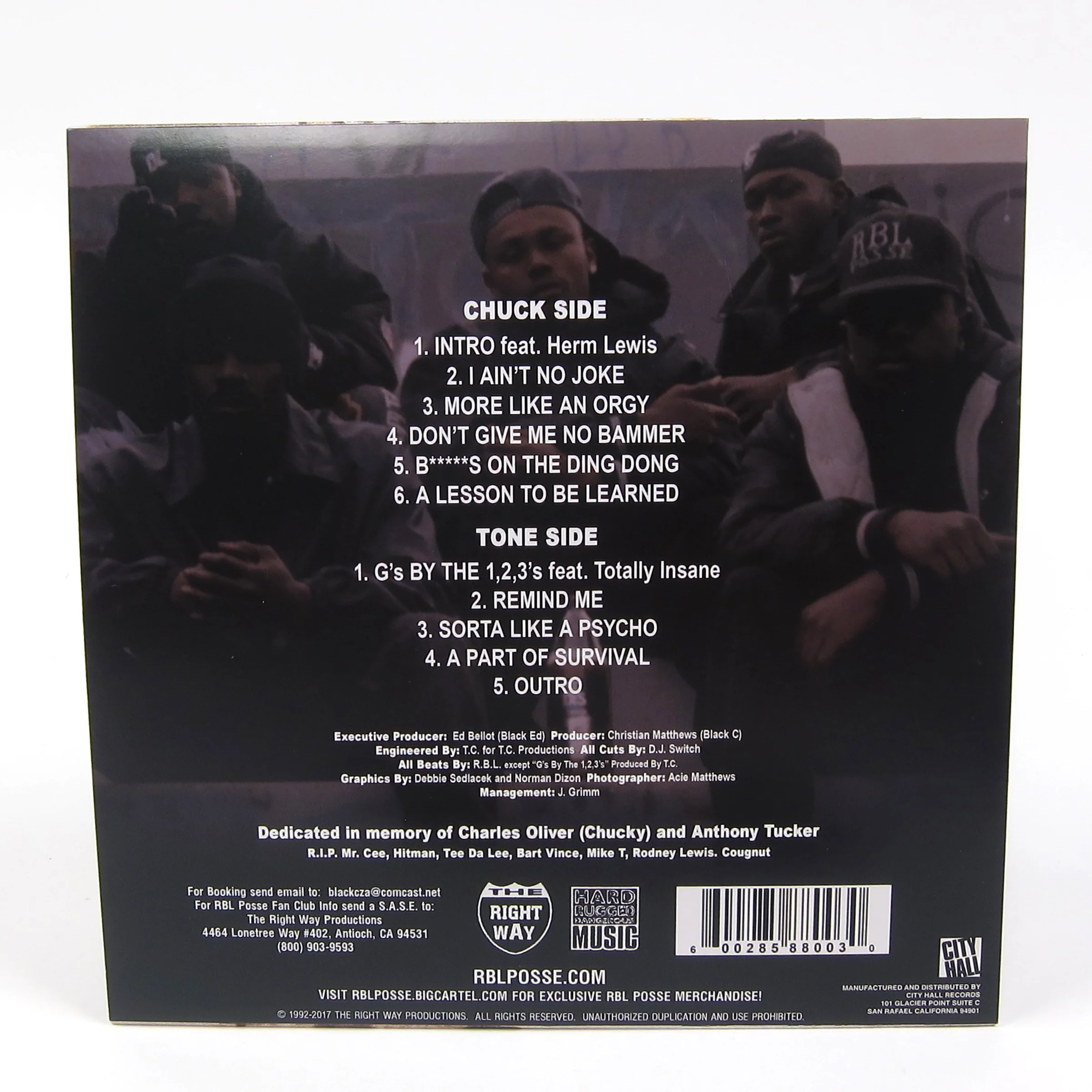 R.B.L. Posse: A Lesson To Be Learned Vinyl LP - Image 2