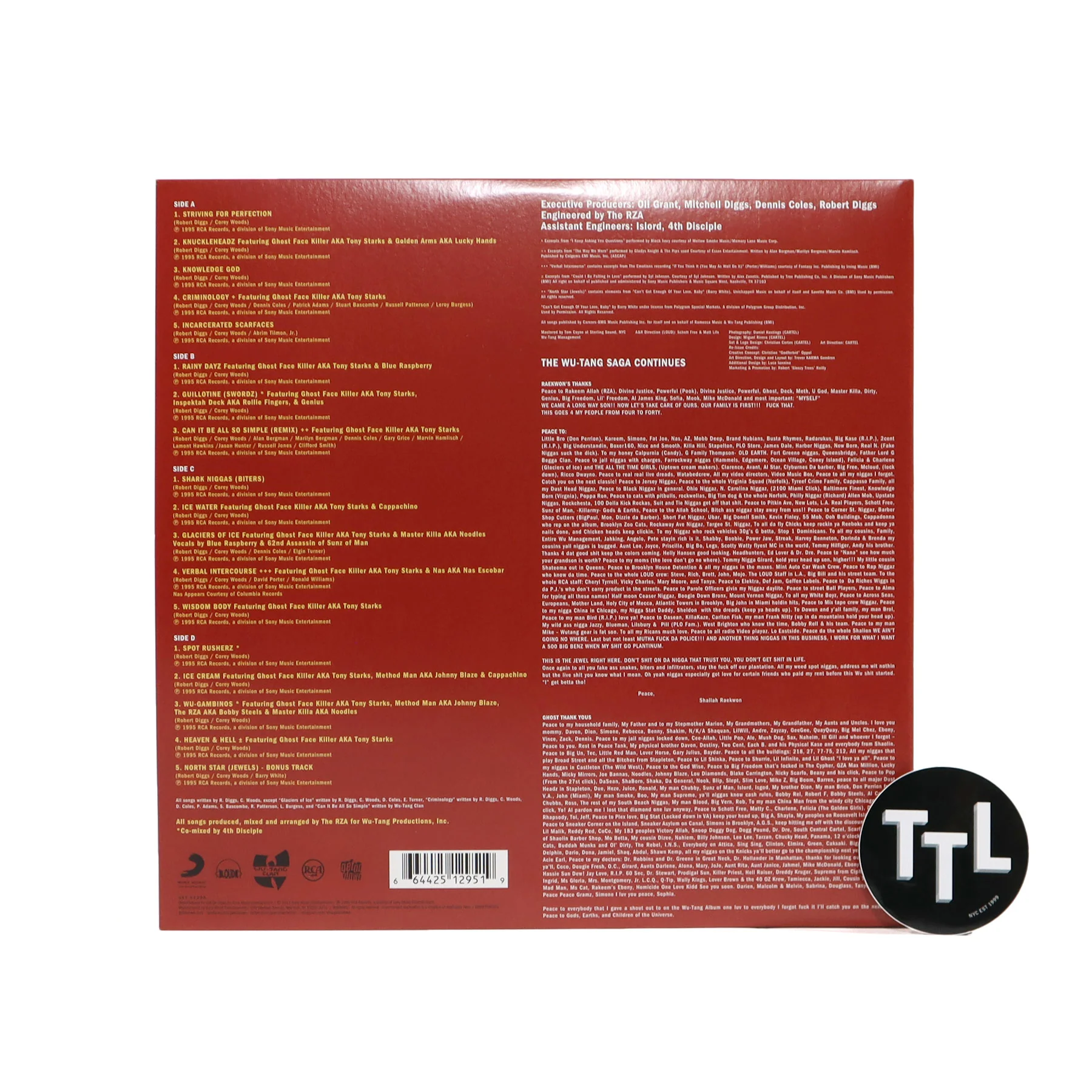 Raekwon: Only Built 4 Cuban Linx (Purple Colored Vinyl) Vinyl 2LP - Image 3