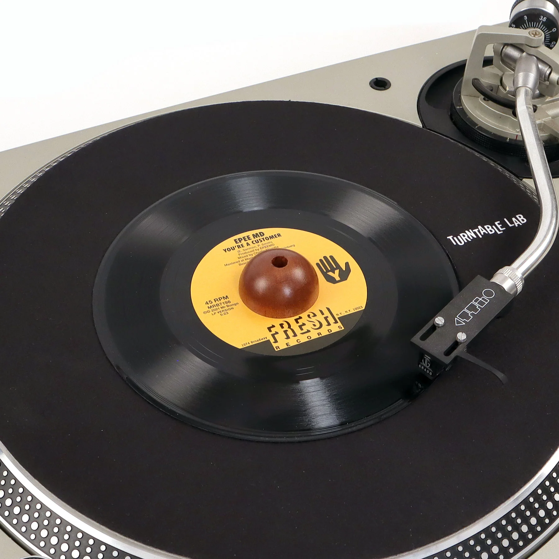 Record Supply Co.: Wooden 45 Adaptor
