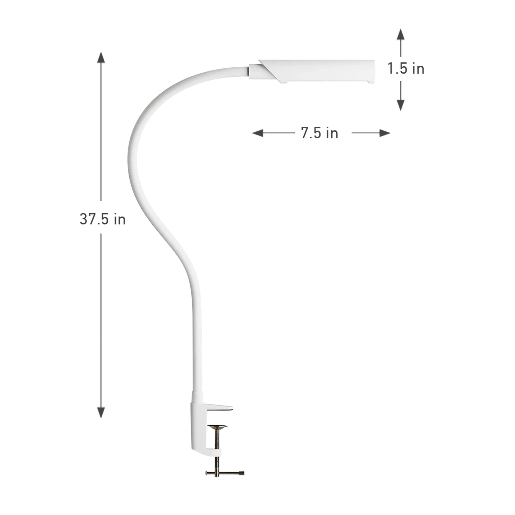 Reliable Corp.: UberLight Flex Turntable Task Lamp - White / Clamp Model - Image 4