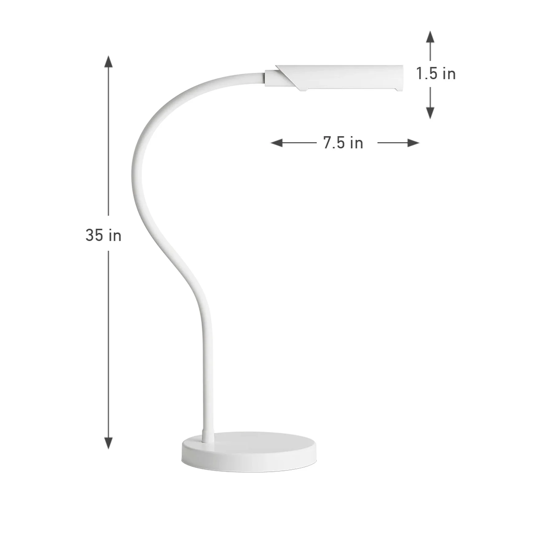 Reliable Corp.: UberLight Flex Turntable Lamp - White / Tabletop Model - Image 4