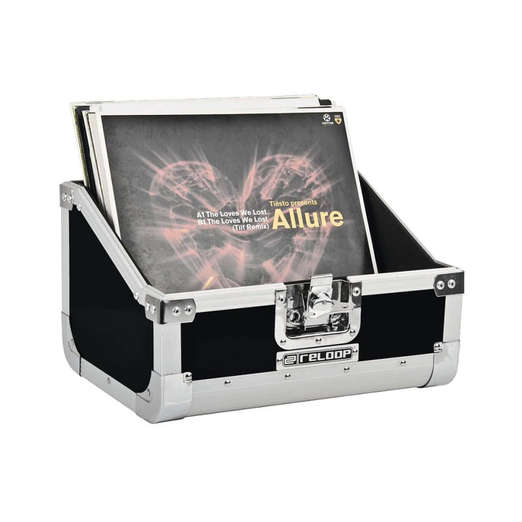 Reloop: Record Case for 80 LPs - Silver - Image 2