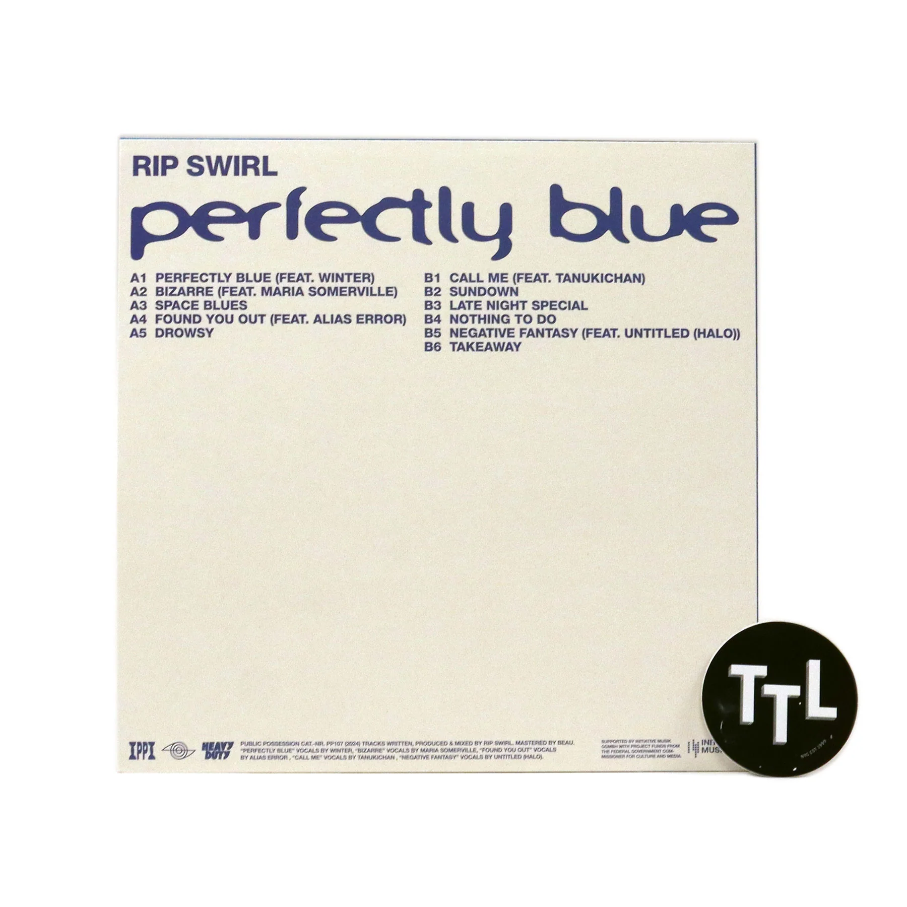 RIP Swirl: Perfectly Blue Vinyl LP - Image 2