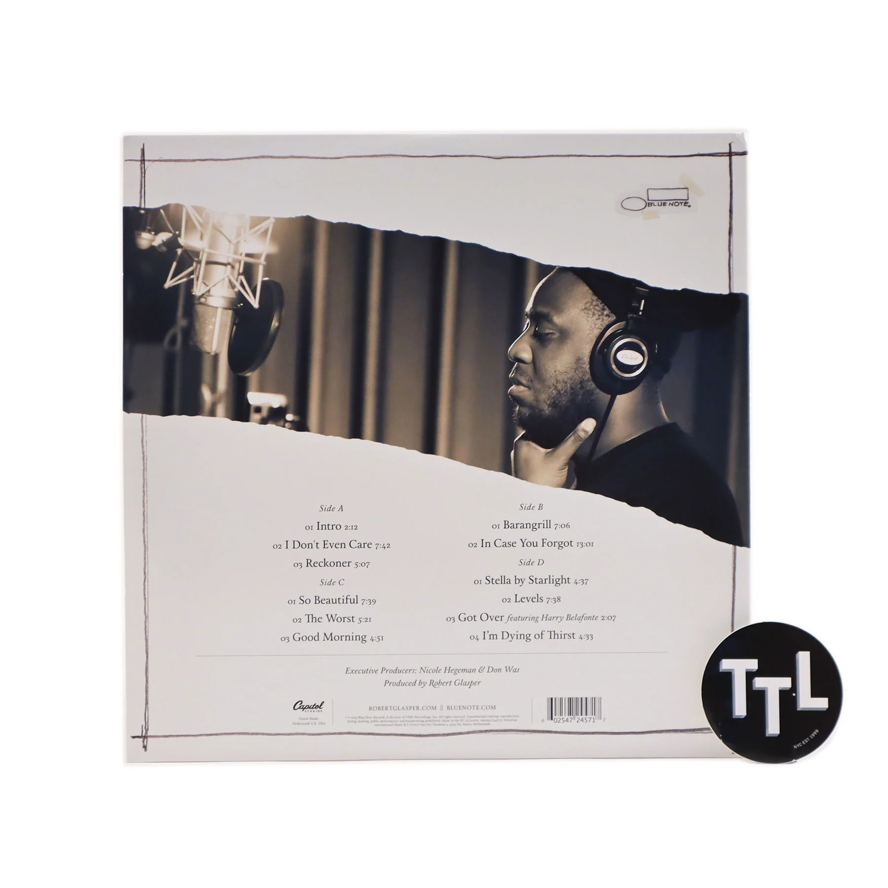 Robert Glasper: Covered (Recorded Live At Capitol Studios) Vinyl 2LP - Image 3