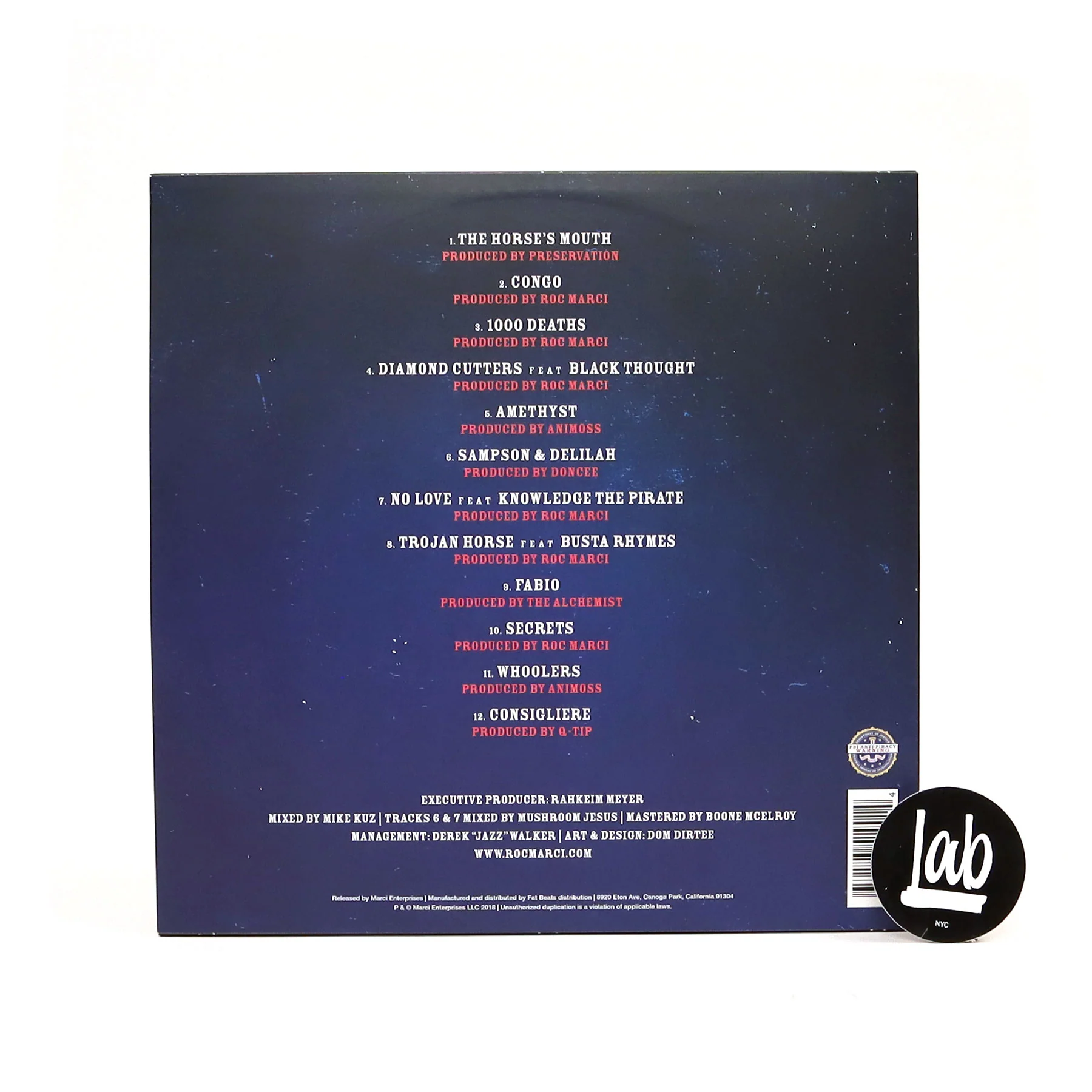 Roc Marciano: Behold A Dark Horse Vinyl 2LP - Image 3