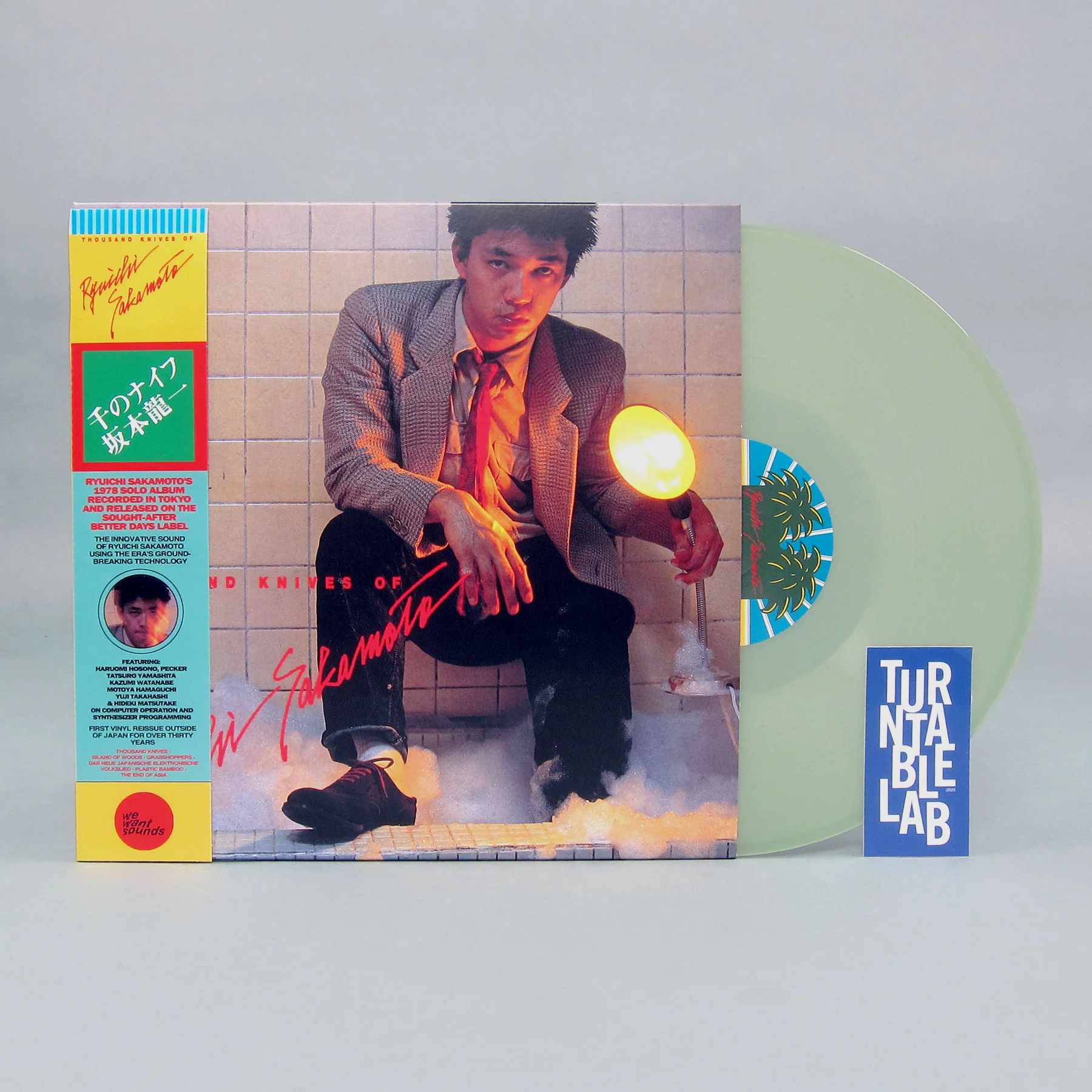Ryuichi Sakamoto: Thousand Knives Of Ryuichi Sakamoto (Clear Mint Colored Vinyl) Vinyl LP - Turntable Lab Exclusive - LIMIT 1 PER CUSTOMER