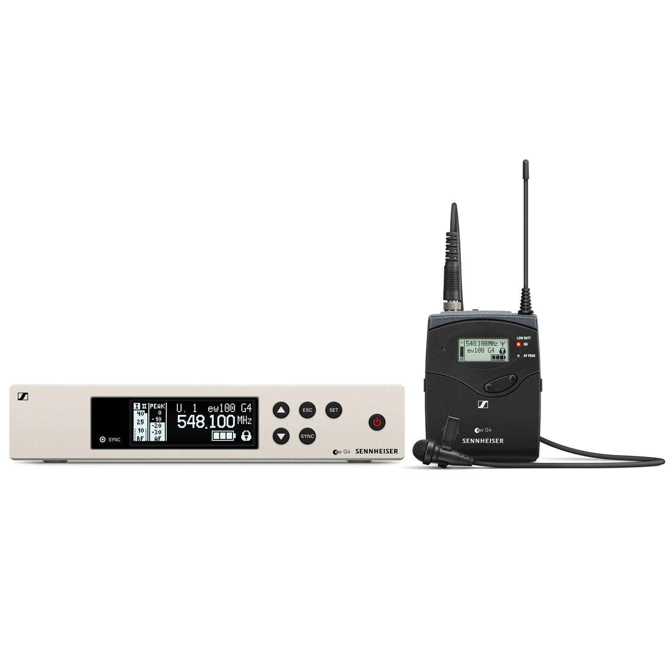 Sennheiser: EW 100-G4-ME2-A1 Wireless Omni Lavalier Microphone Set (Open Box Special)