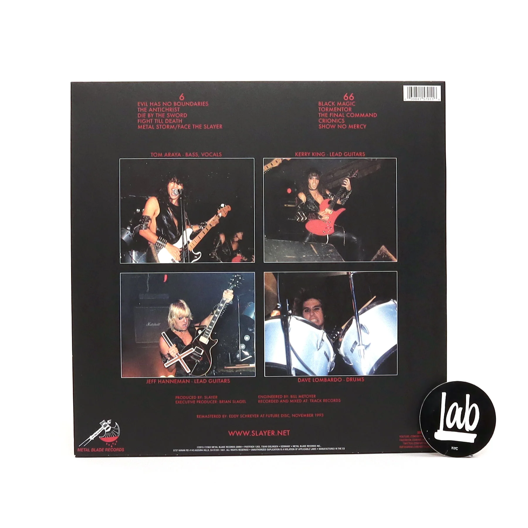 Slayer: Show No Mercy (Colored Vinyl) Vinyl LP - Image 3