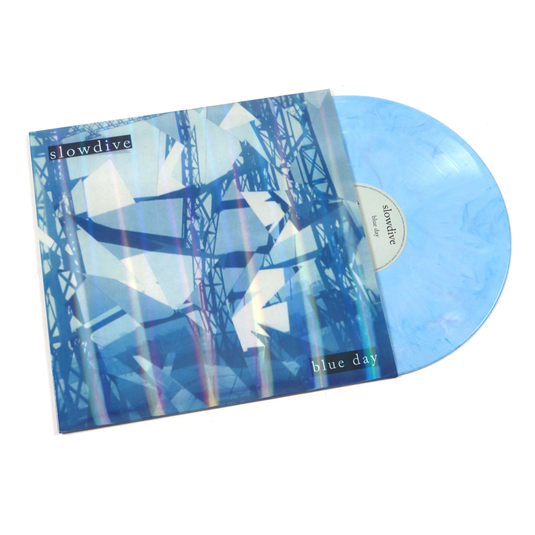 Slowdive: Blue Day (180g, Blue & White Marble Colored Vinyl) Vinyl LP
