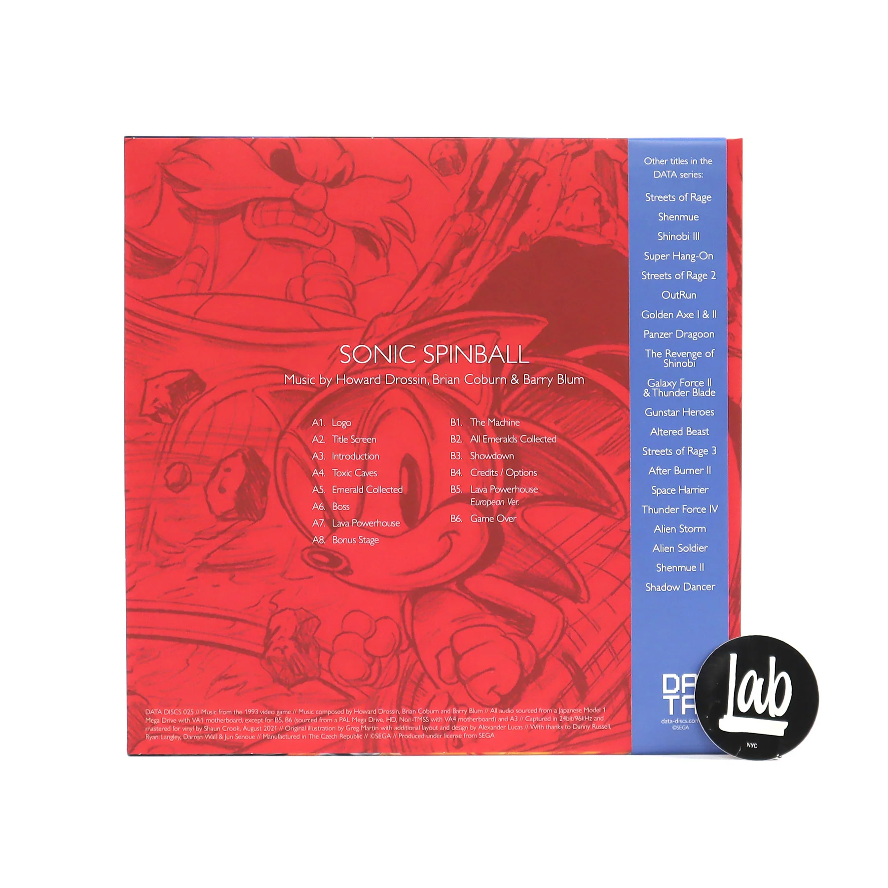 Sonic Spinball: Soundtrack (180g, Colored Vinyl) Vinyl LP - Image 3
