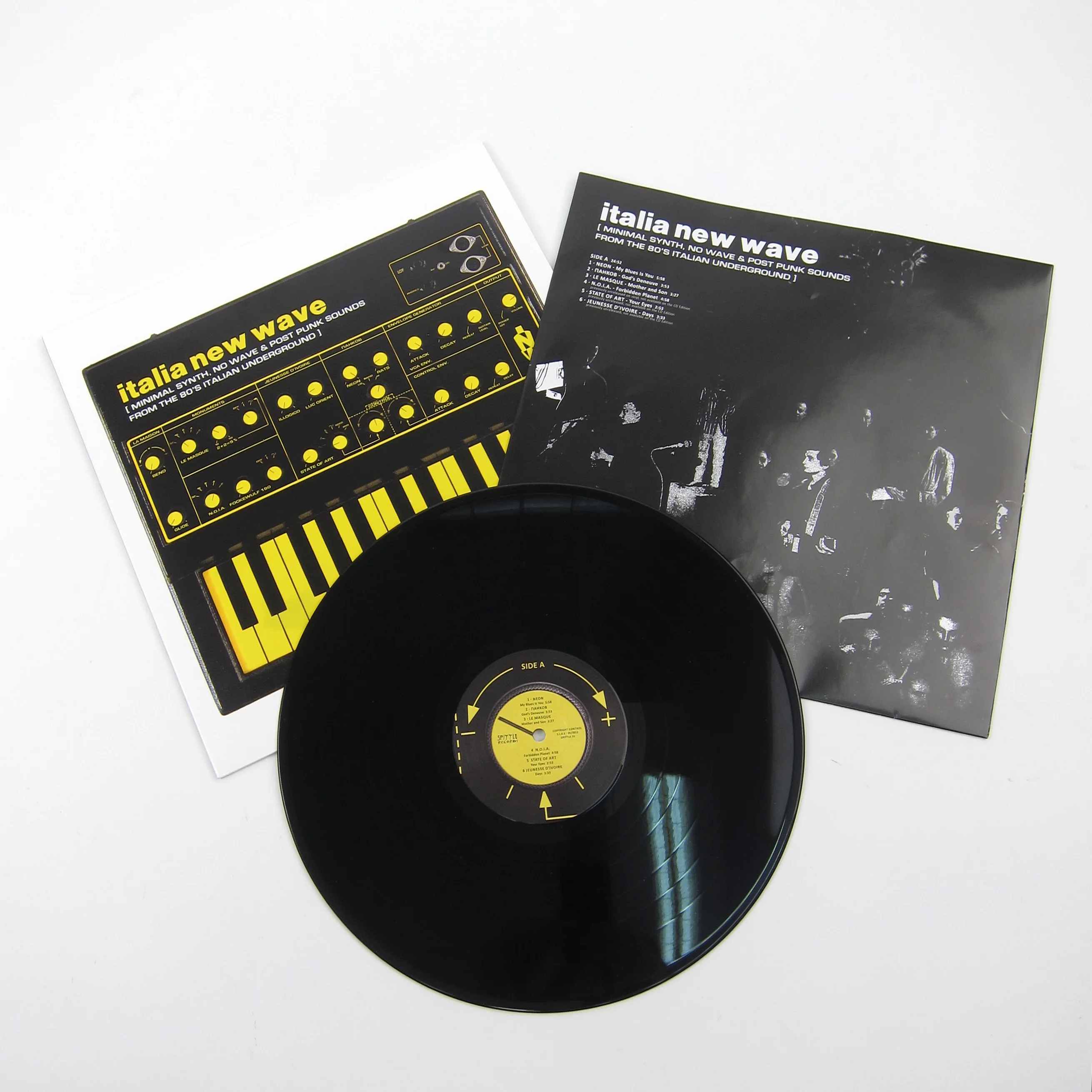 Spittle Records: Italia New Wave Vinyl LP - Image 2
