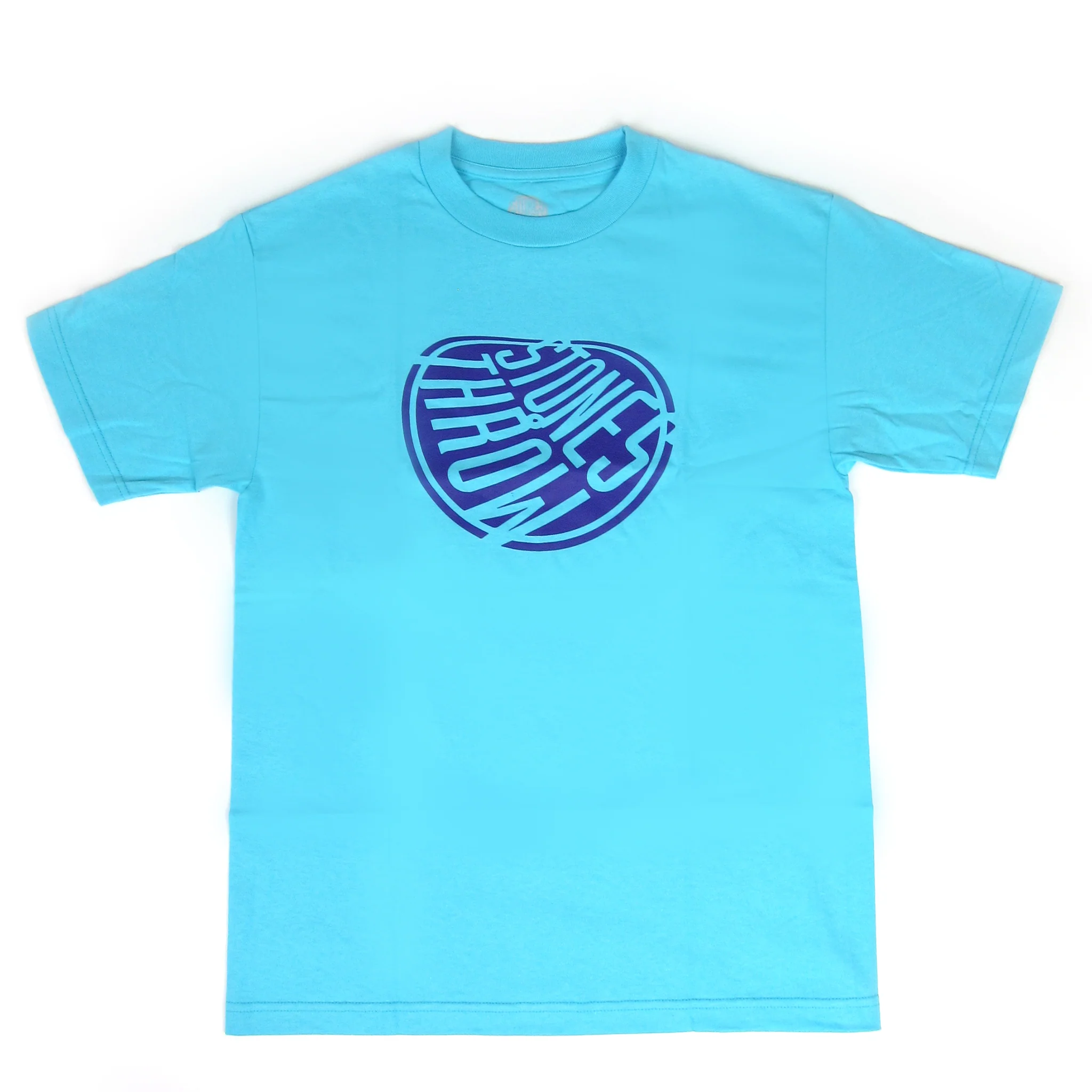 Stones Throw: Melted Logo Shirt - Blue
