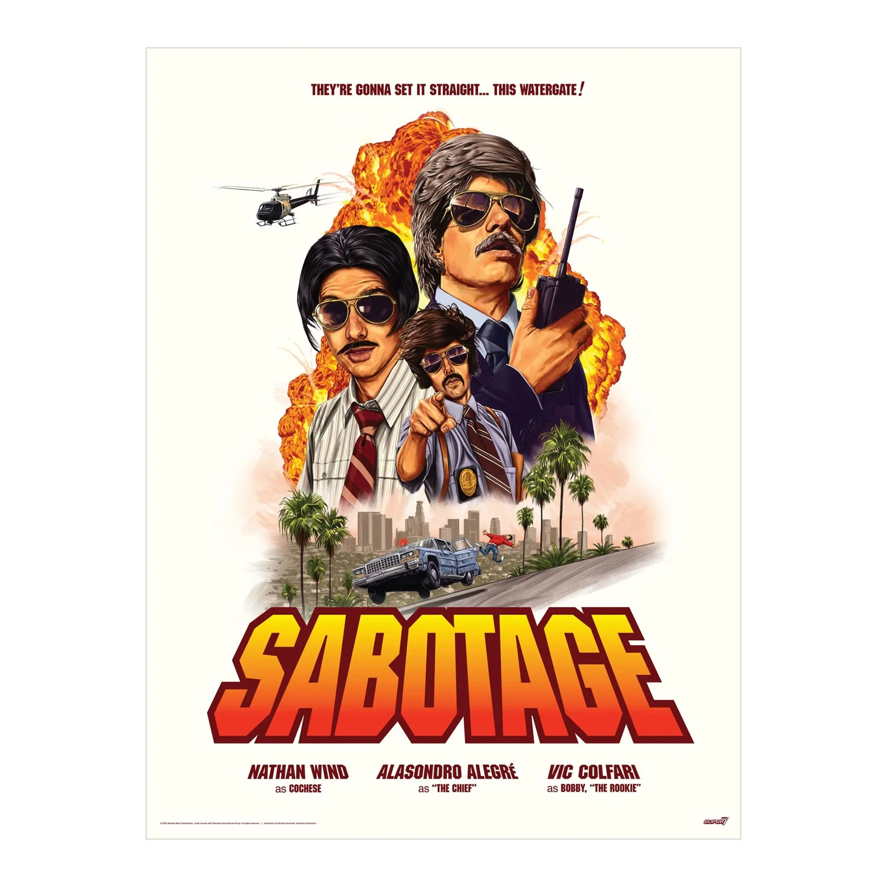 Super7: Beastie Boys Sabotage ReAction Figure Set - Image 5