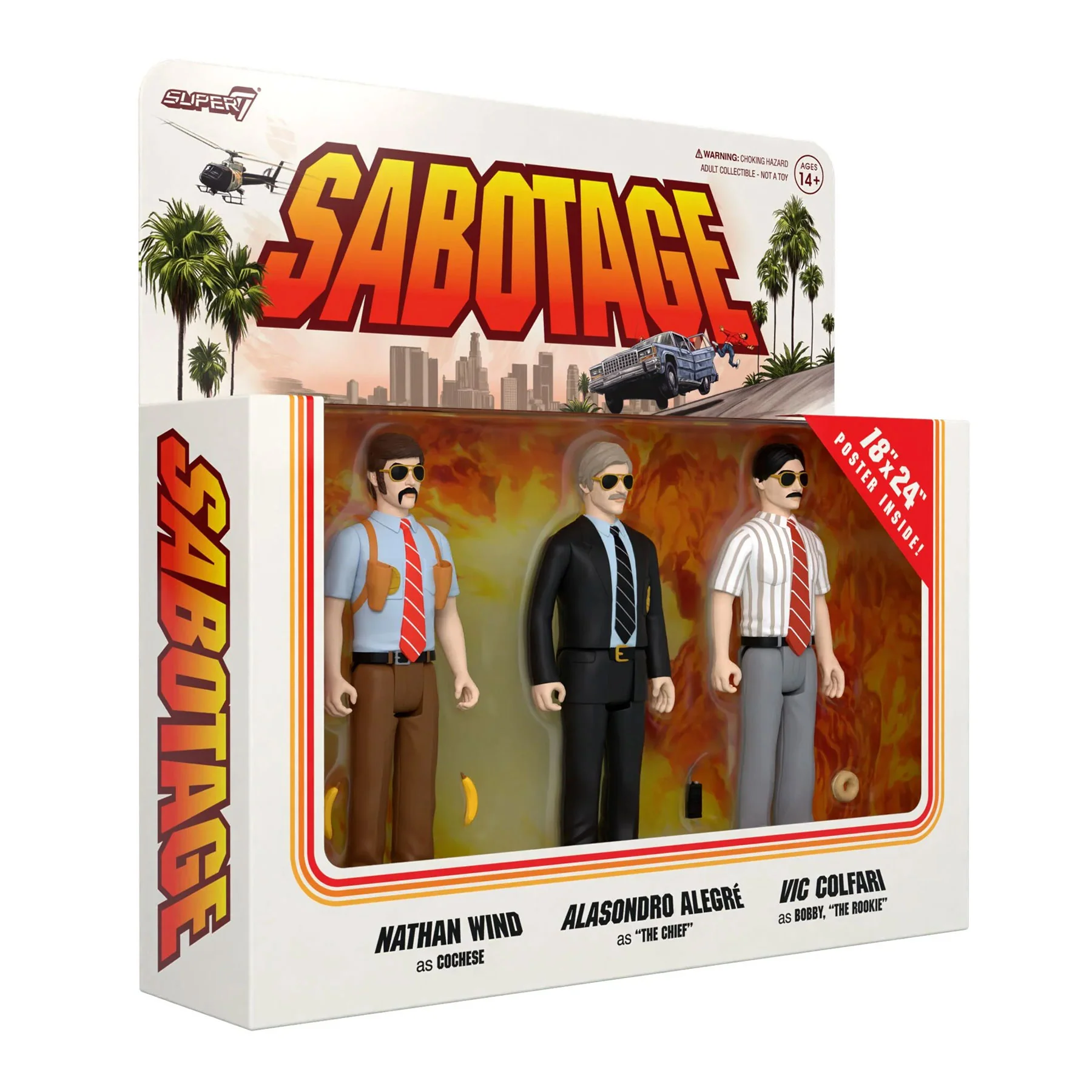 Super7: Beastie Boys Sabotage ReAction Figure Set - Image 6