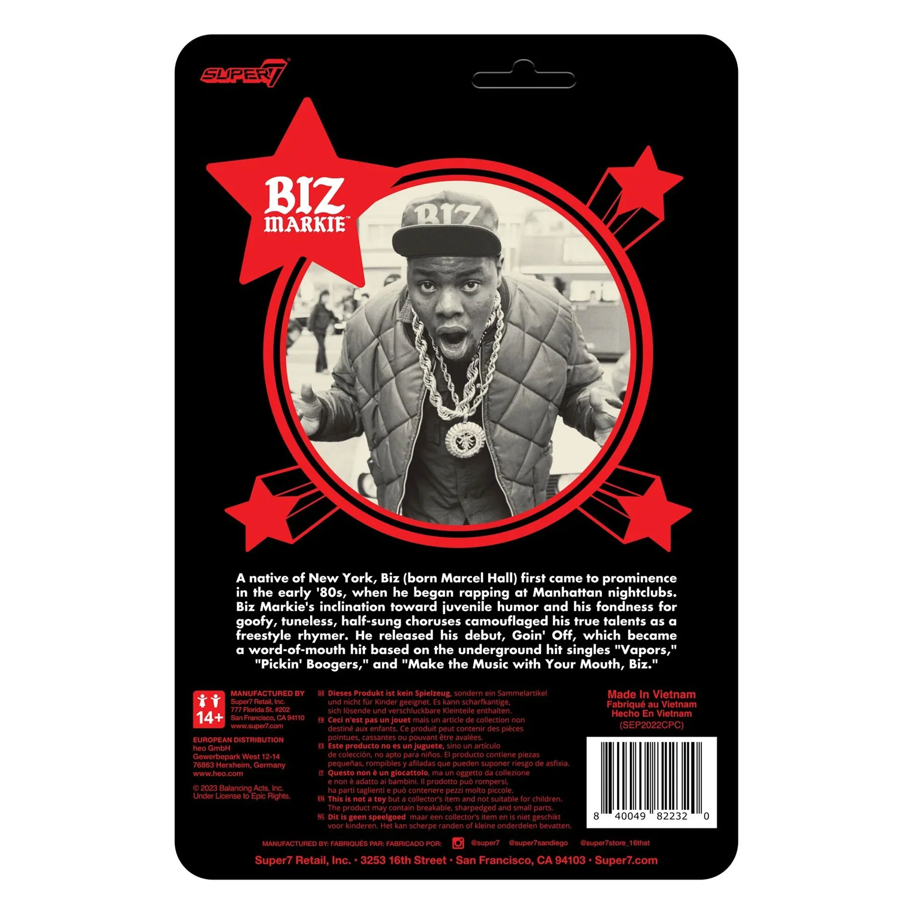 Super7: Biz Markie ReAction Figure - Image 3
