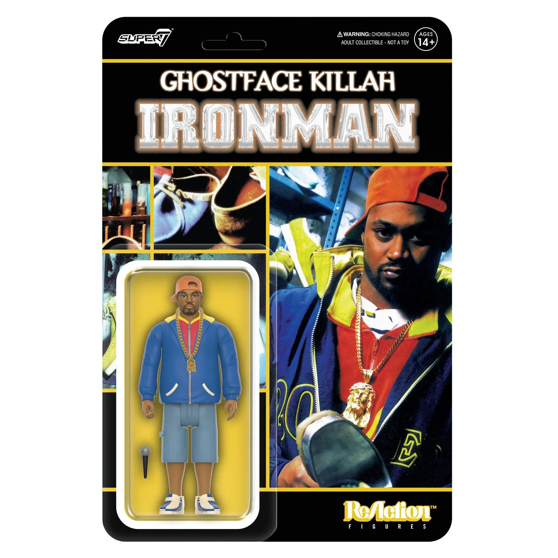 Super7: Ghostface Killah - Ironman ReAction Figure