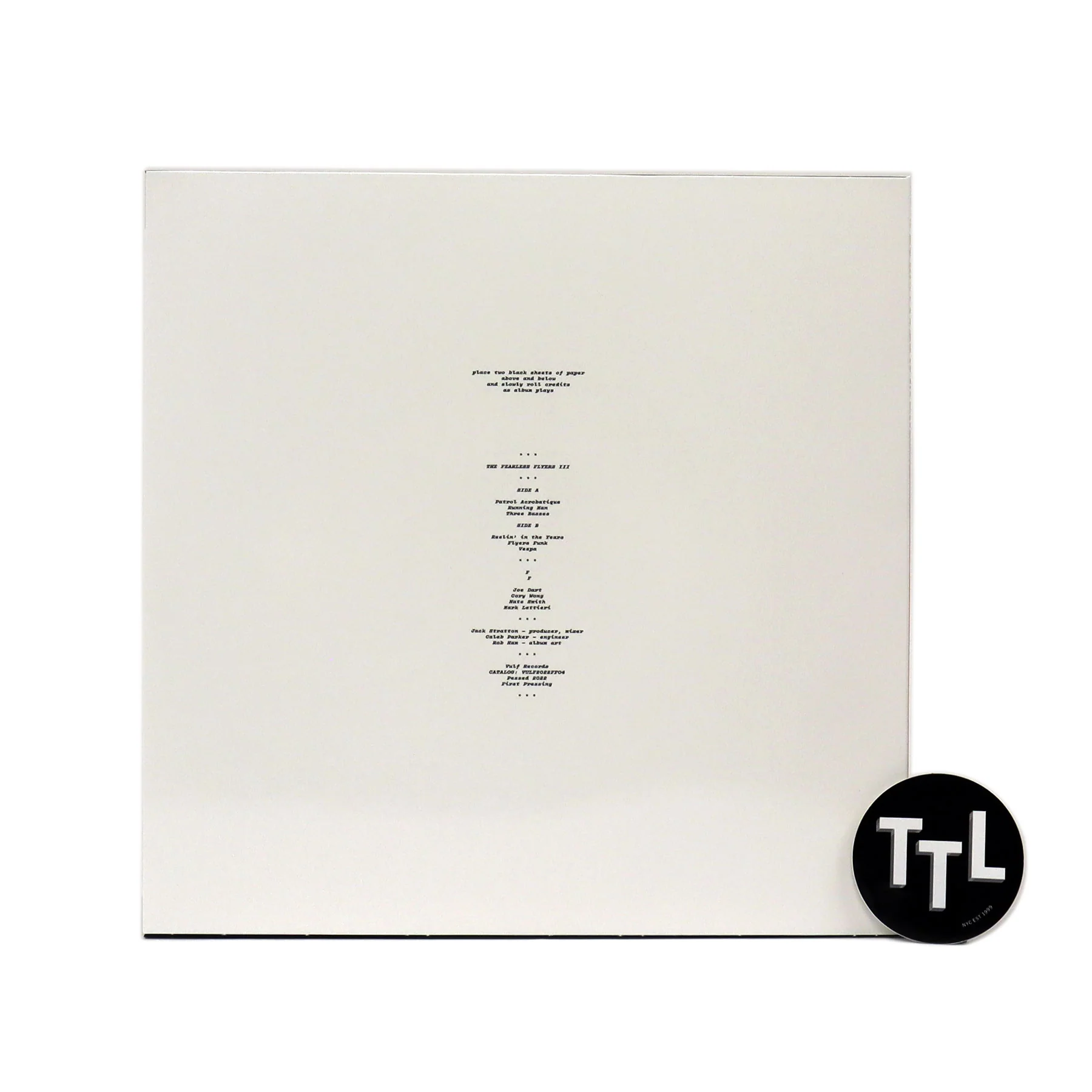 The Fearles Flyers: The Fearless Flyers III Vinyl 12" - Image 2