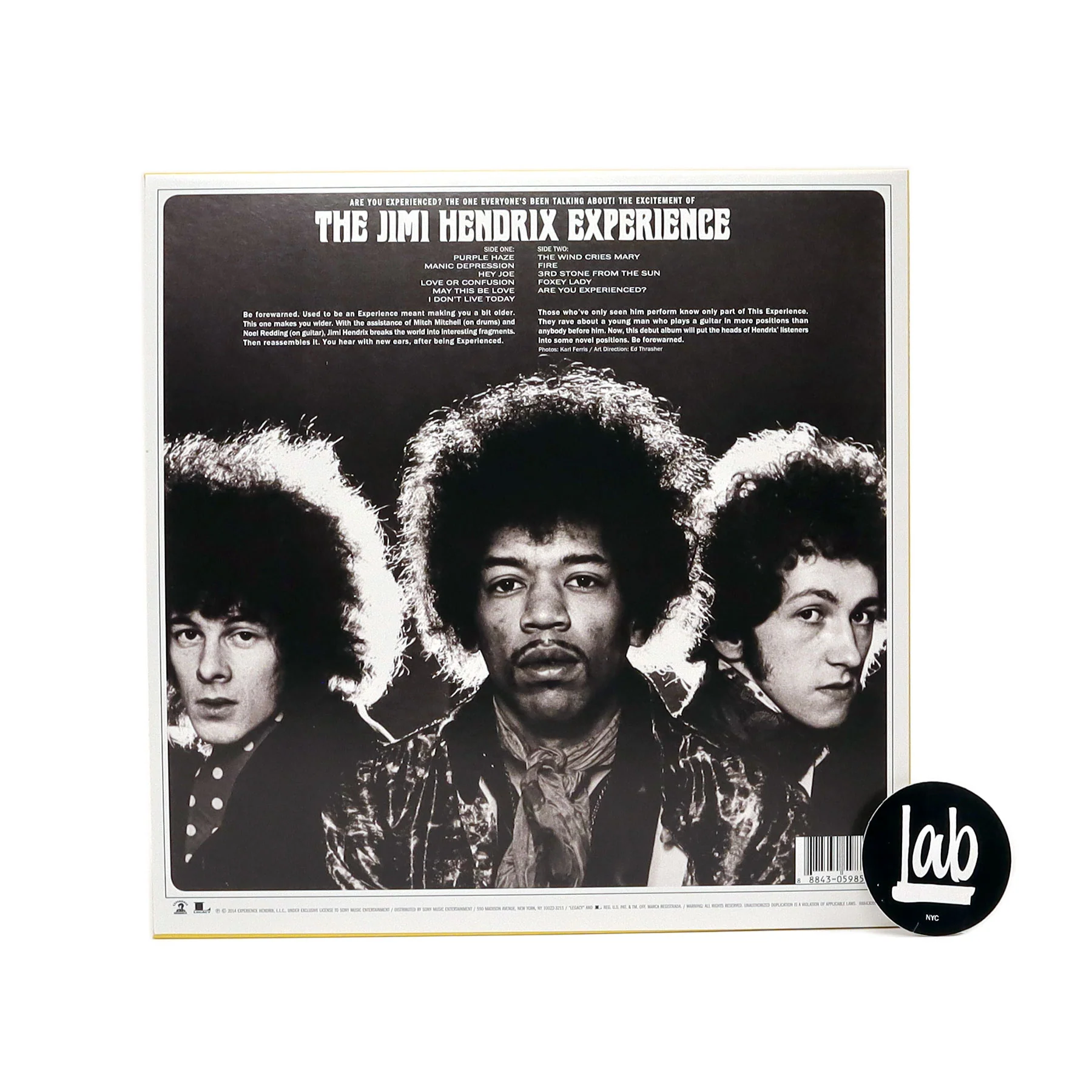 The Jimi Hendrix Experience: Are You Experienced? Vinyl LP - Image 2