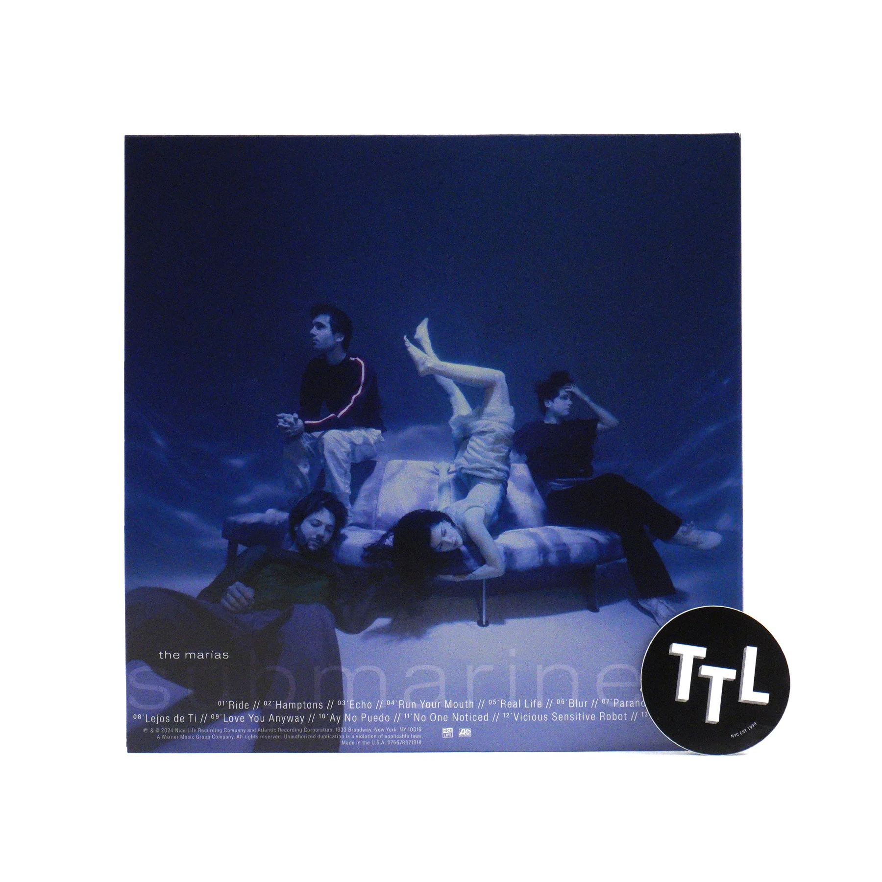 The Marias: Submarine (Clear Colored Vinyl) Vinyl LP - Image 3