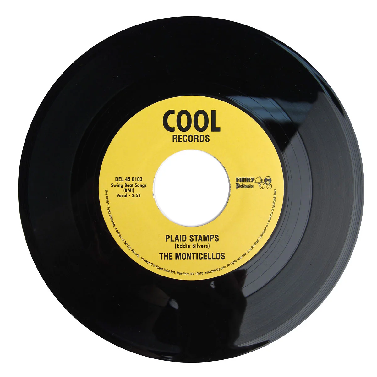 The Monticellos: Plaid Stamps Vinyl 7"