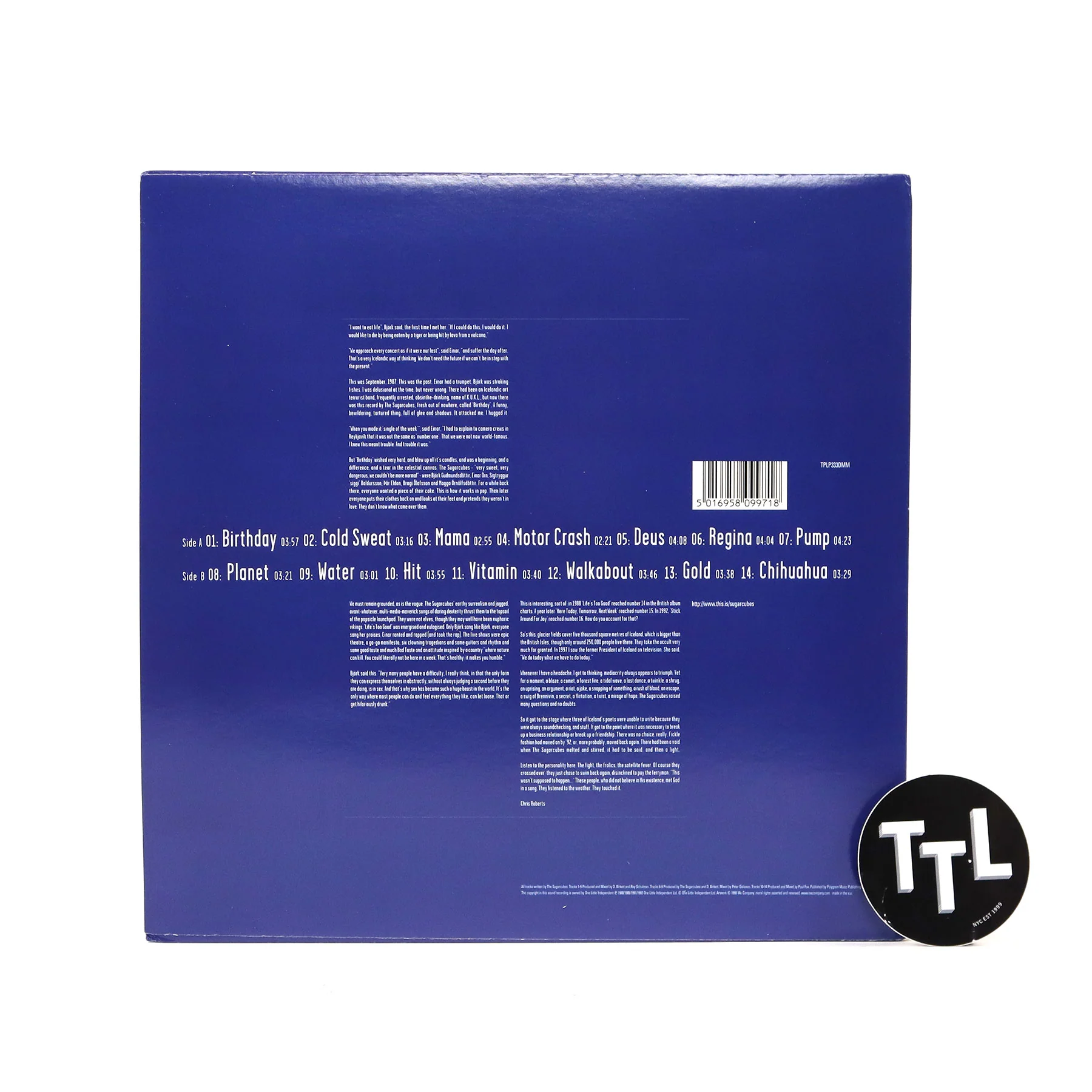 The Sugarcubes: The Great Crossover Potential (Greatest Hits) Vinyl 2LP - Image 3