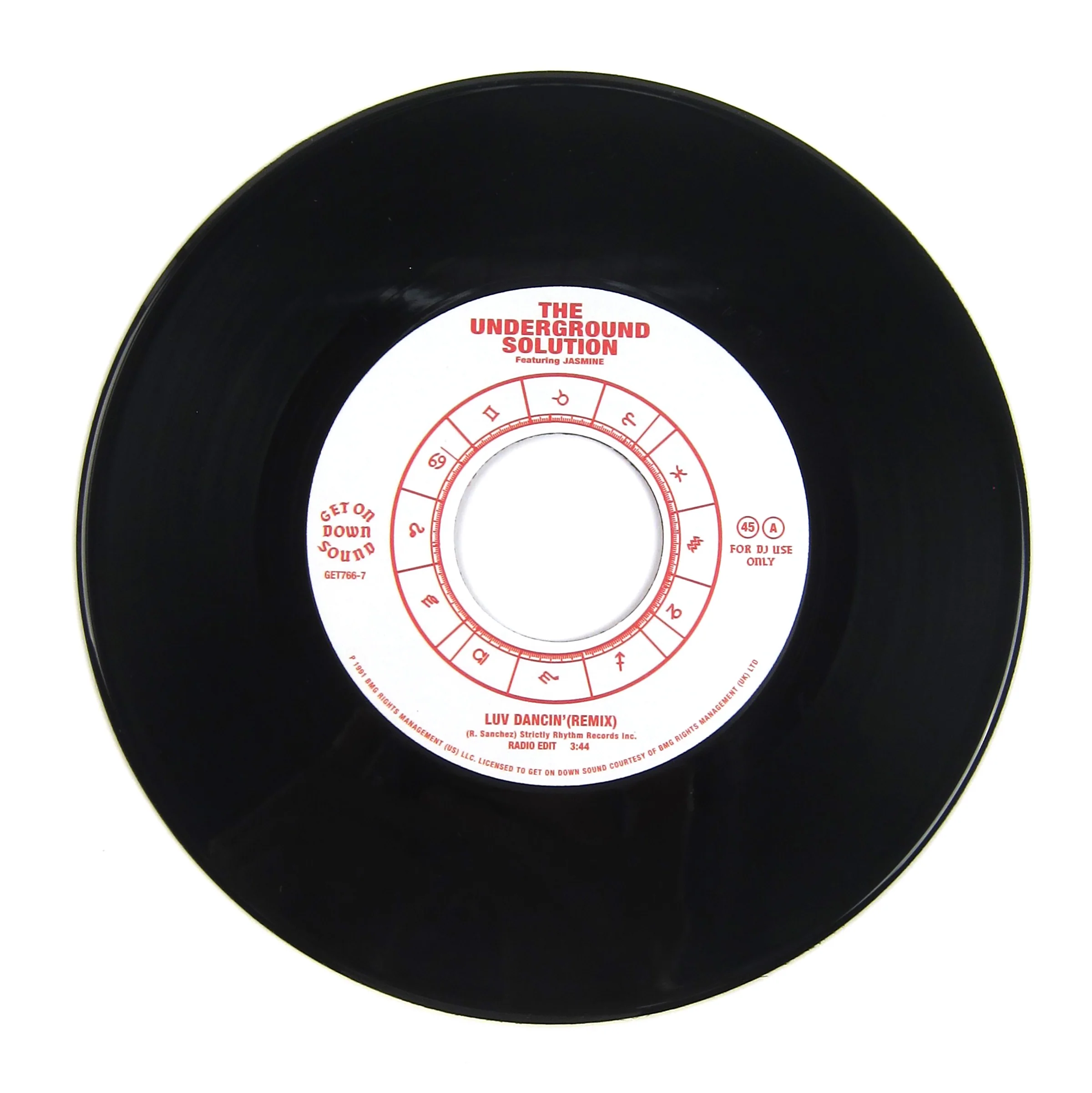 The Underground Solution: Luv Dancin' Vinyl 7"