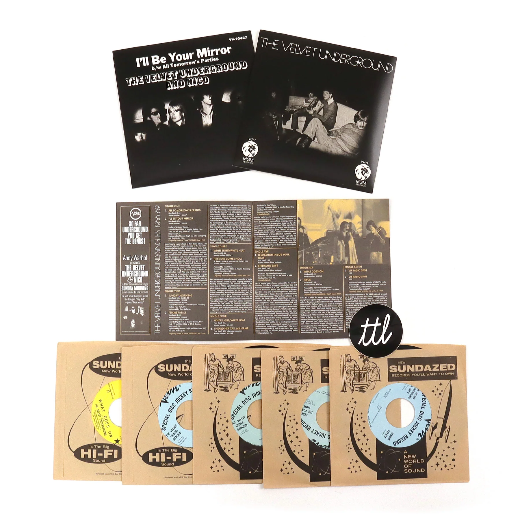 The Velvet Underground: Singles 1966-69 Vinyl 7x7" Boxset - Image 2