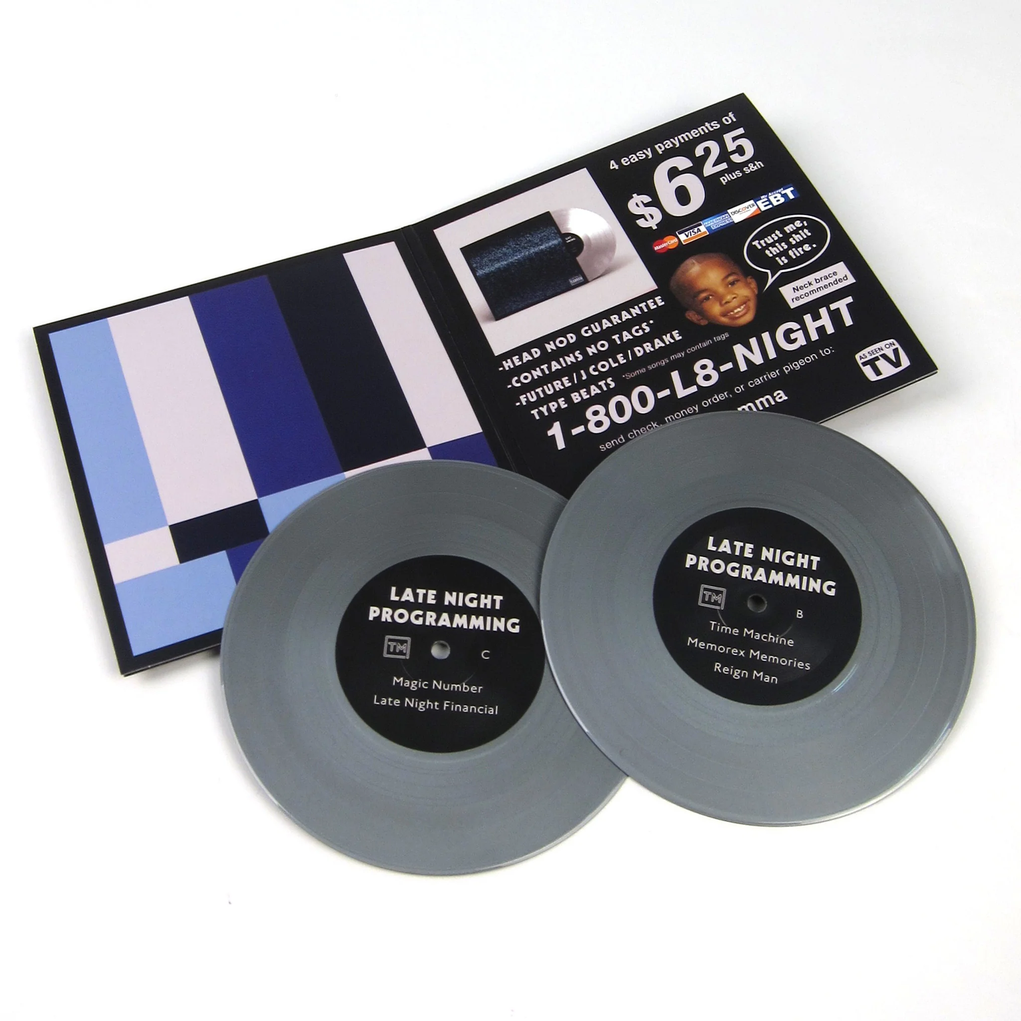 Thelonious Martin: Late Night Programming (Colored Vinyl) Vinyl 2x7" - Image 2