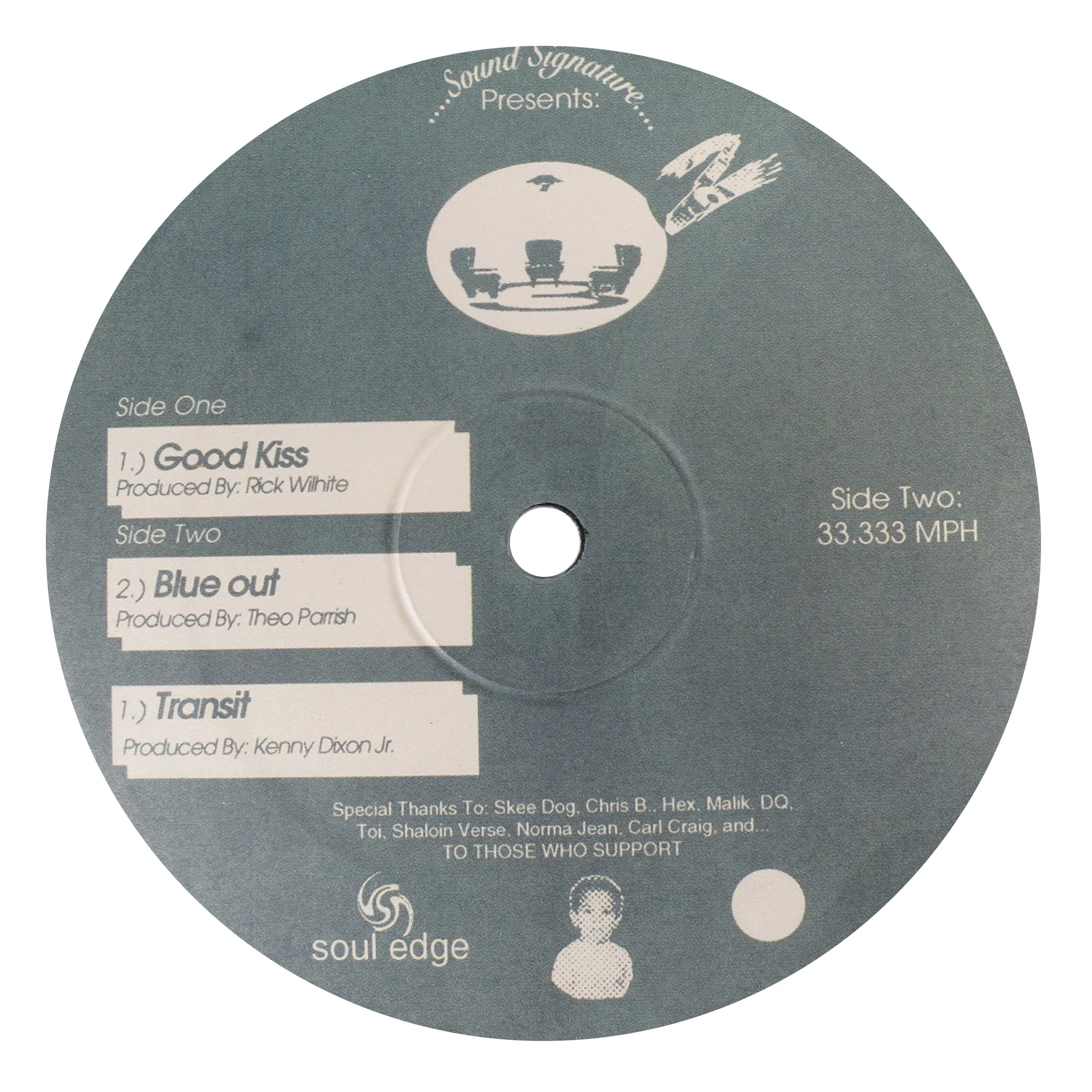 Three Chairs: Three Chairs 2 (Rick Wilhite, Theo Parrish, Moodymann) Vinyl 12"