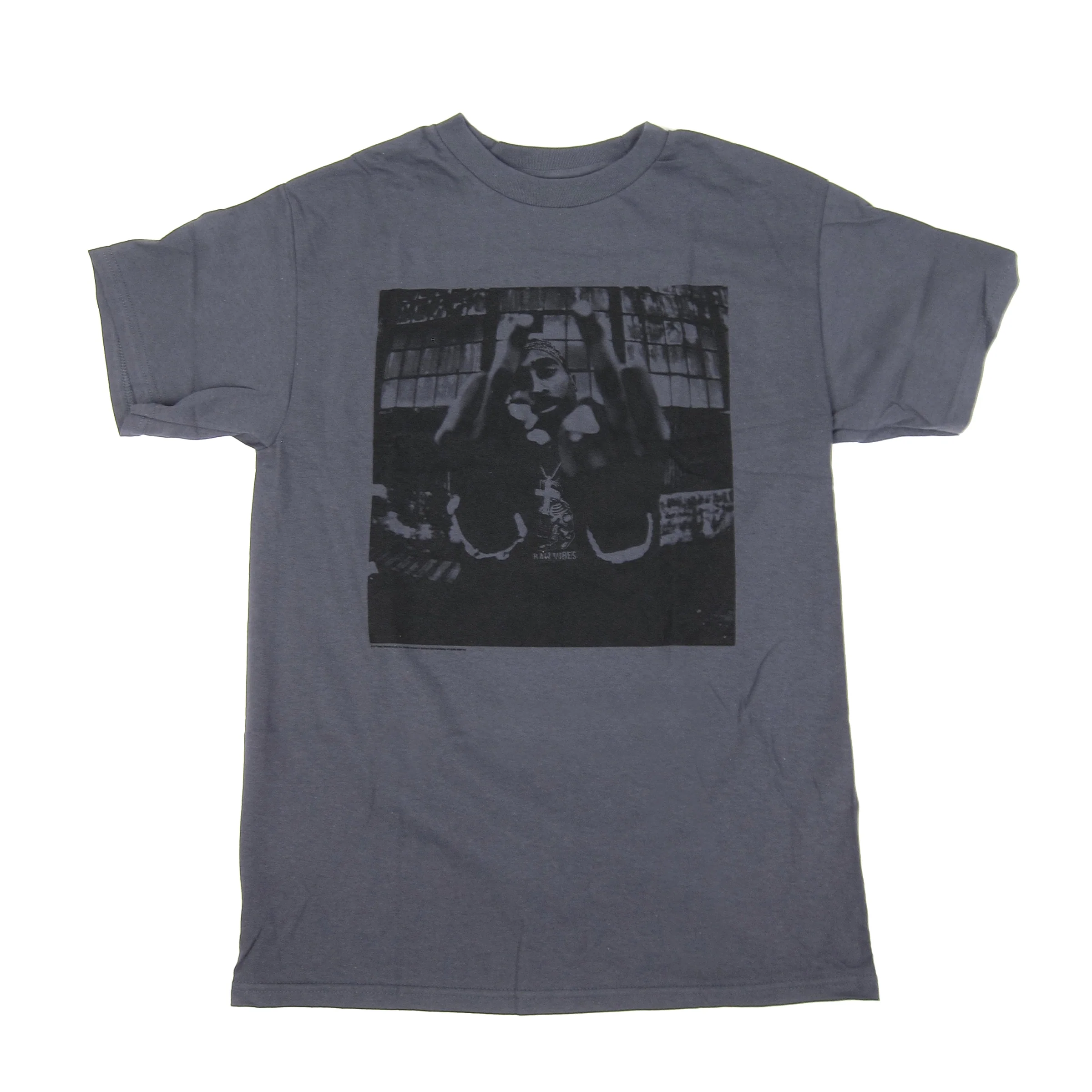 2Pac: Bold Army Shirt - Charcoal