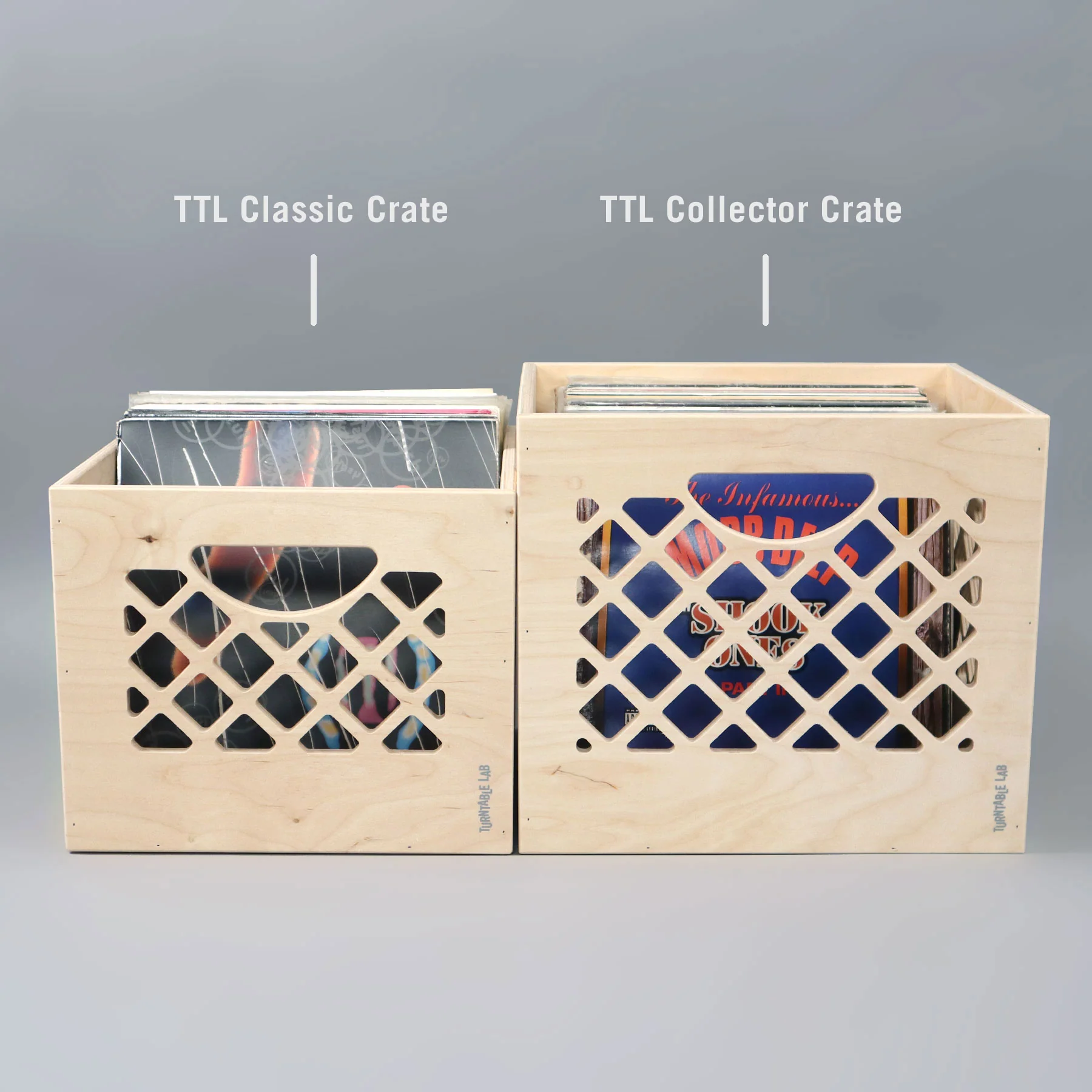 Turntable Lab: Collector Wooden Record Storage Crate - Image 6