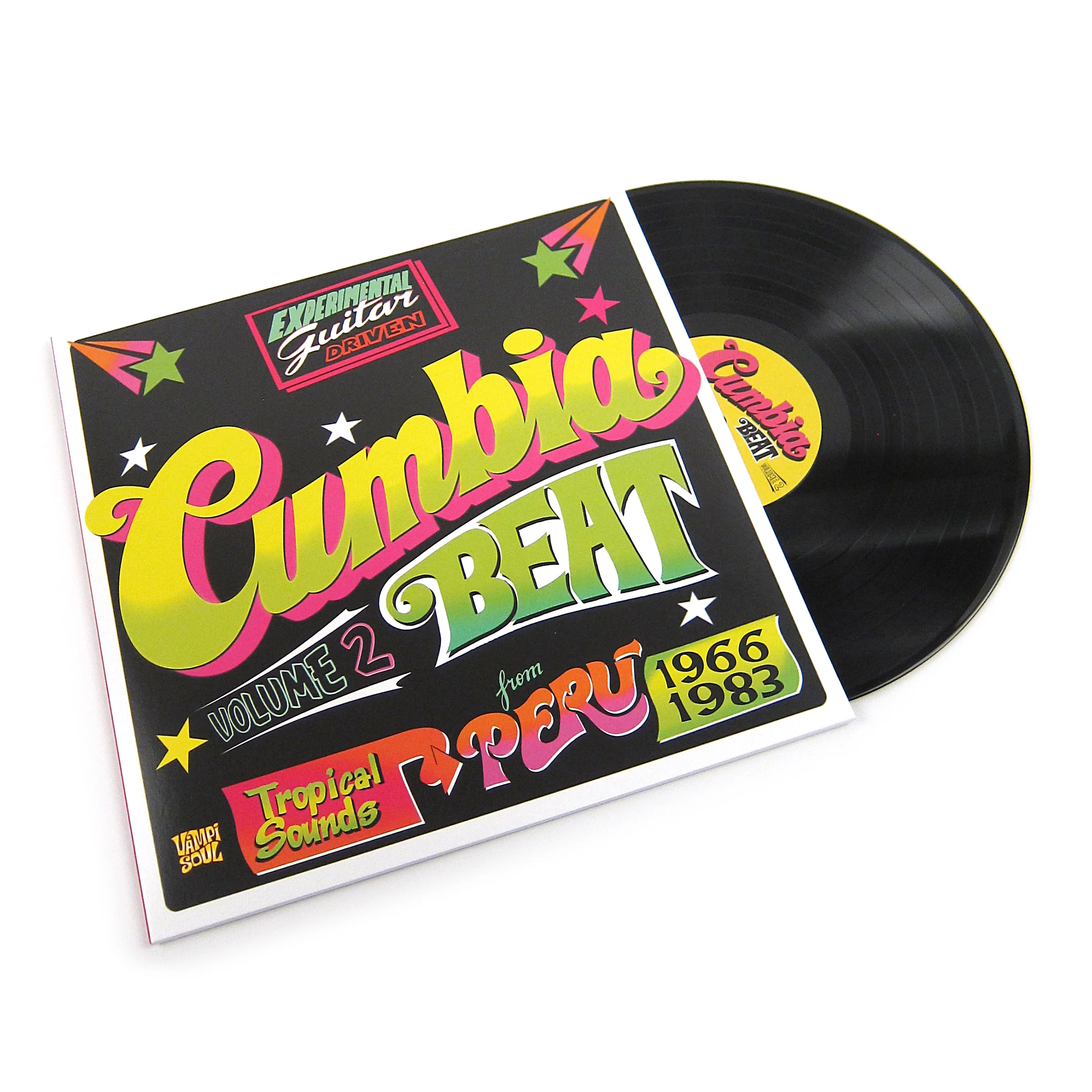 Vampi Soul: Cumbia Beat Vol.2 - Experimental Guitar-Driven Tropical Sounds From Peru 1966-83 Vinyl 2LP