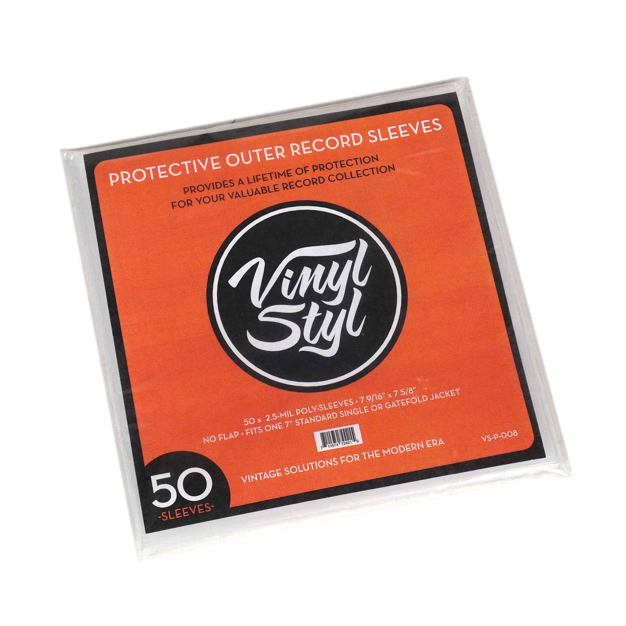 Vinyl Styl: 7" Poly Record Outer Sleeves (50 Units)