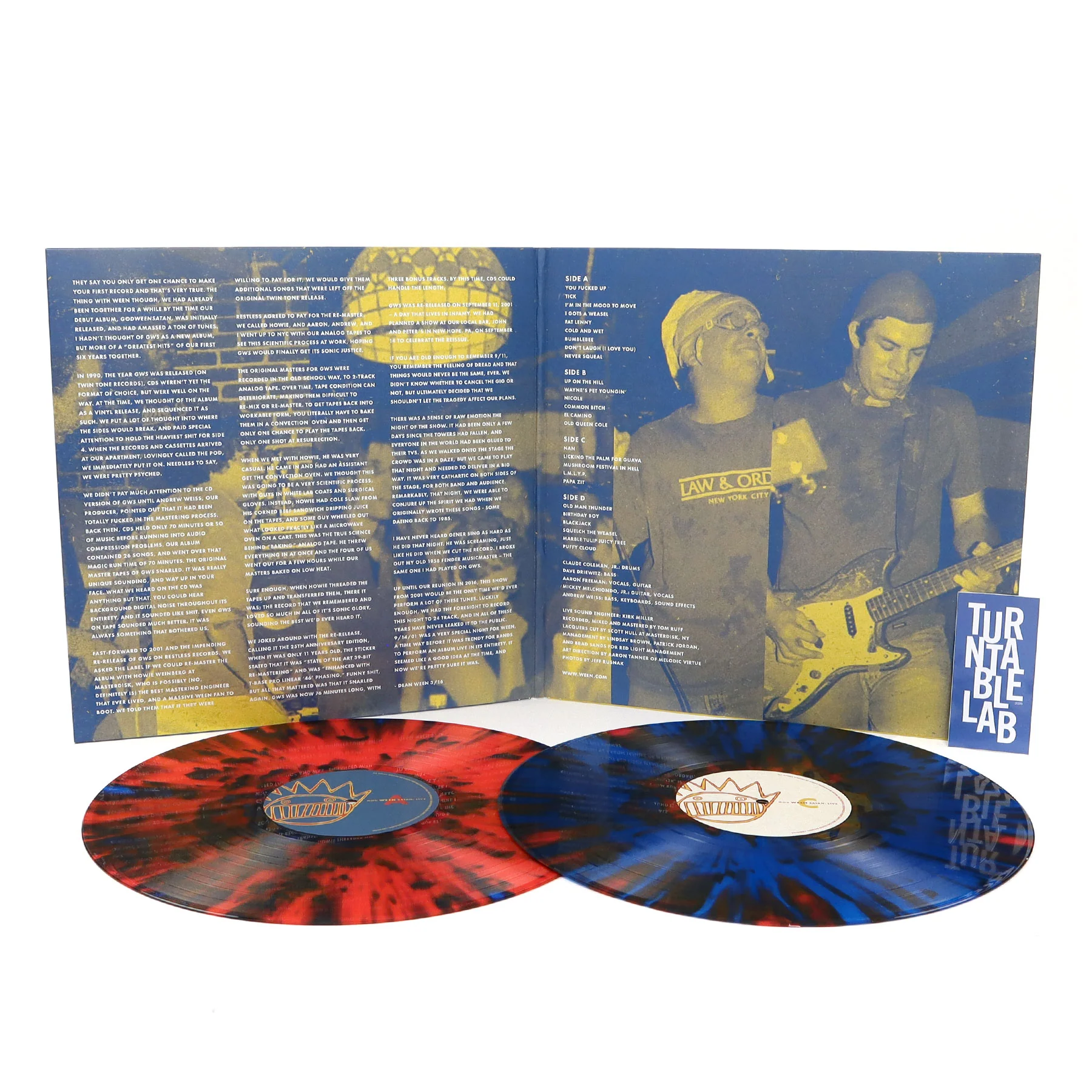 Ween: God Ween Satan - Live (Red & Blue Colored Vinyl) Vinyl 2LP - Image 2