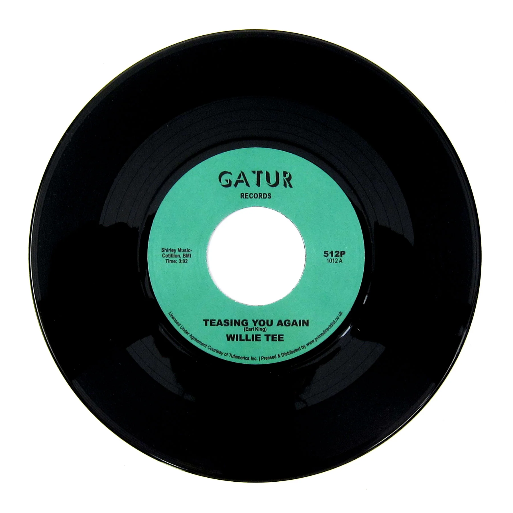 Willie Tee: Teasing You Again / Your Love, My Love Together Vinyl 7"