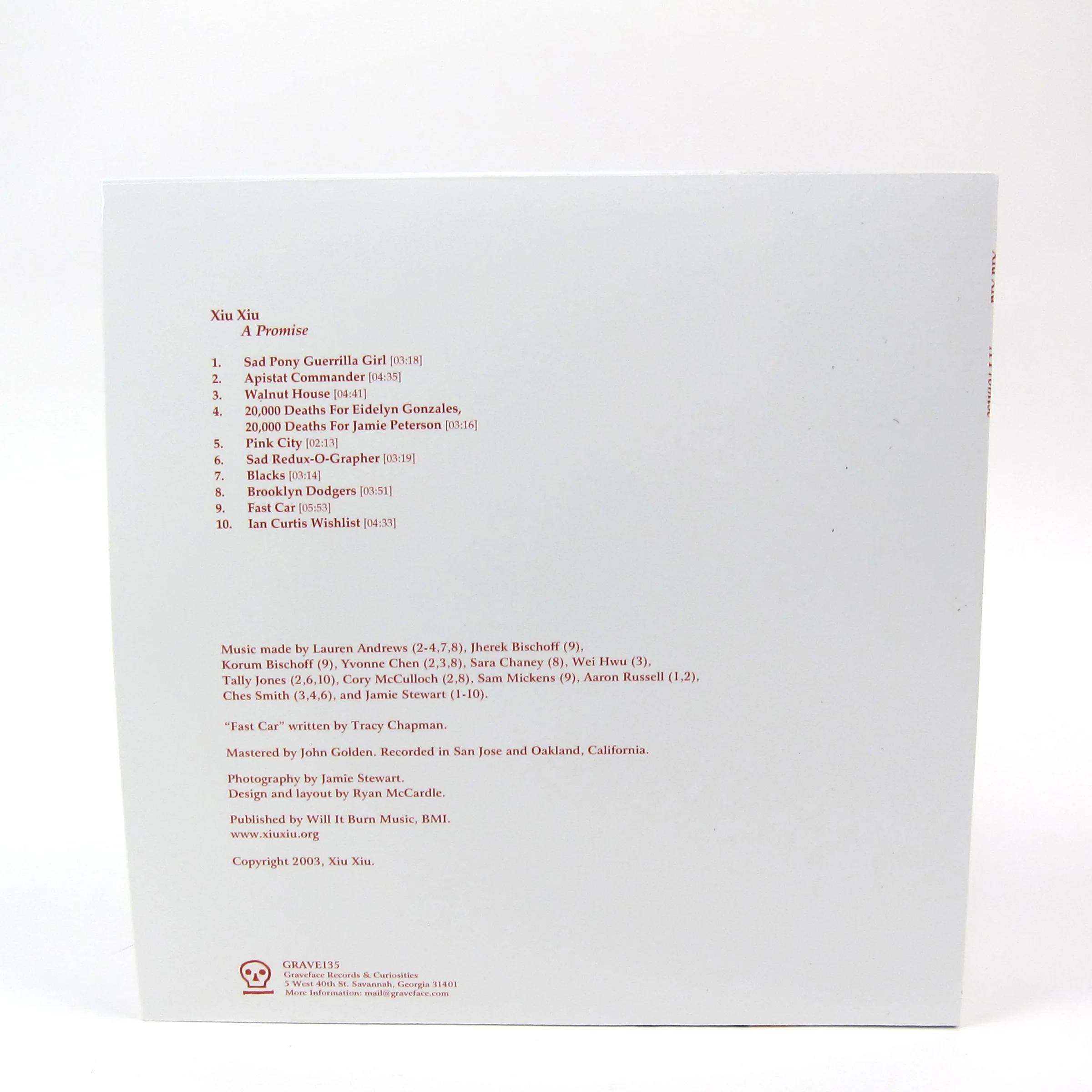 Xiu Xiu: A Promise - Expanded (Colored Vinyl) Vinyl LP+7" - Image 3